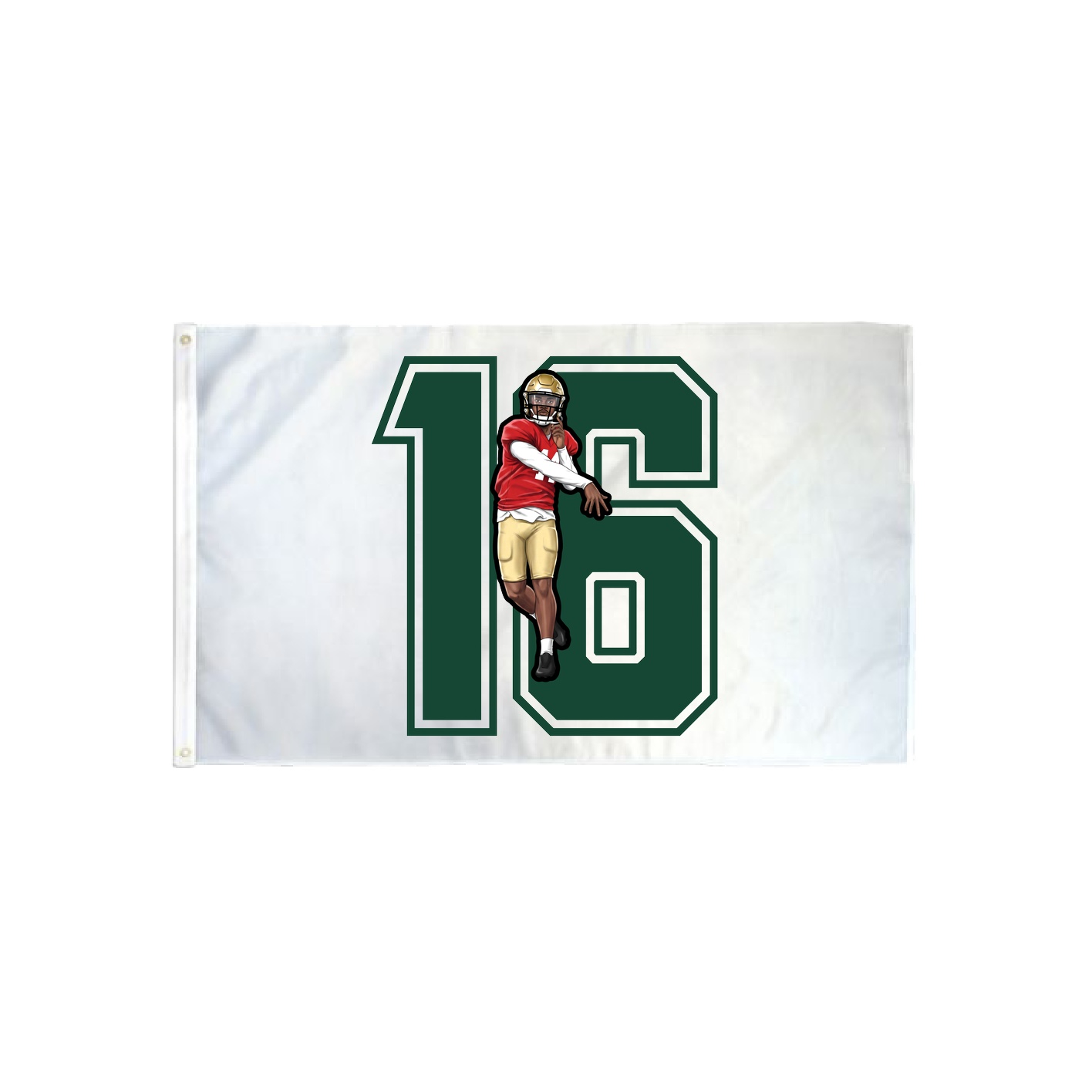 3x5 Flag — Number in Classic