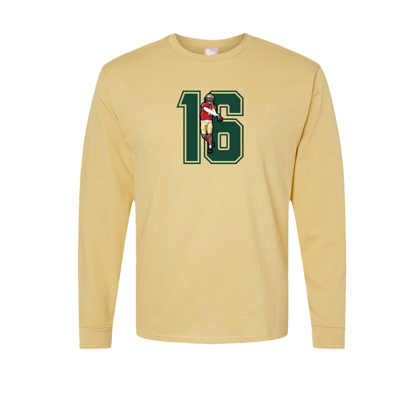 Long Sleeve Tee — Number in Vegas Gold