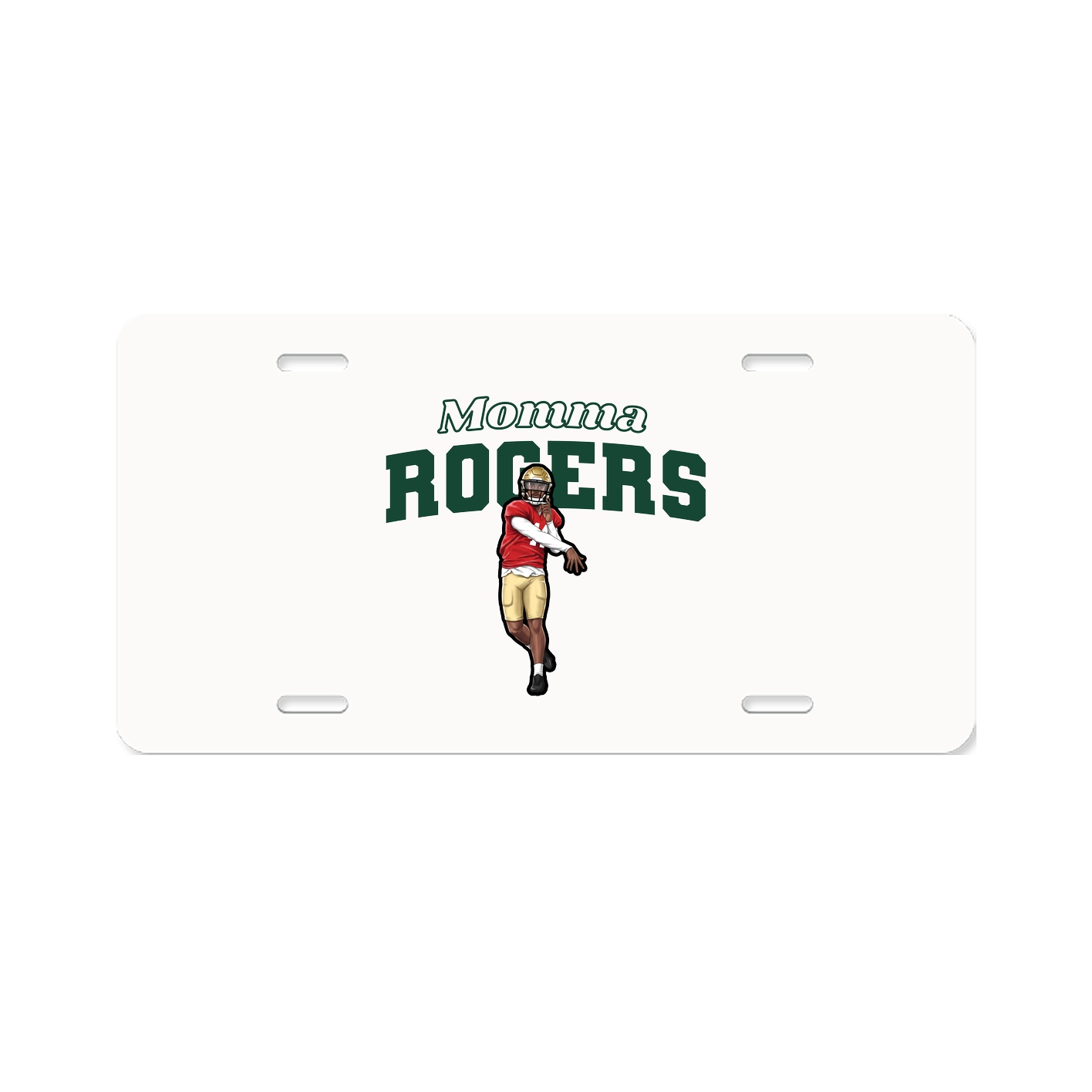 License Plate — Mothers Day Block in Classic