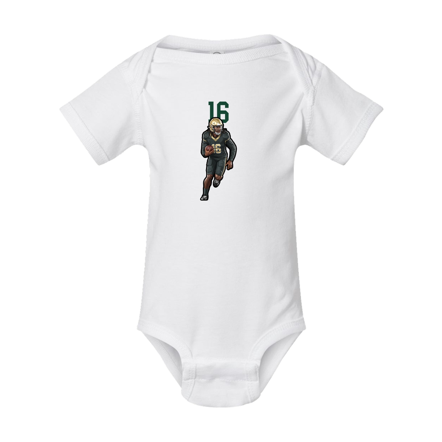 Baby Onesie — Number Top in White