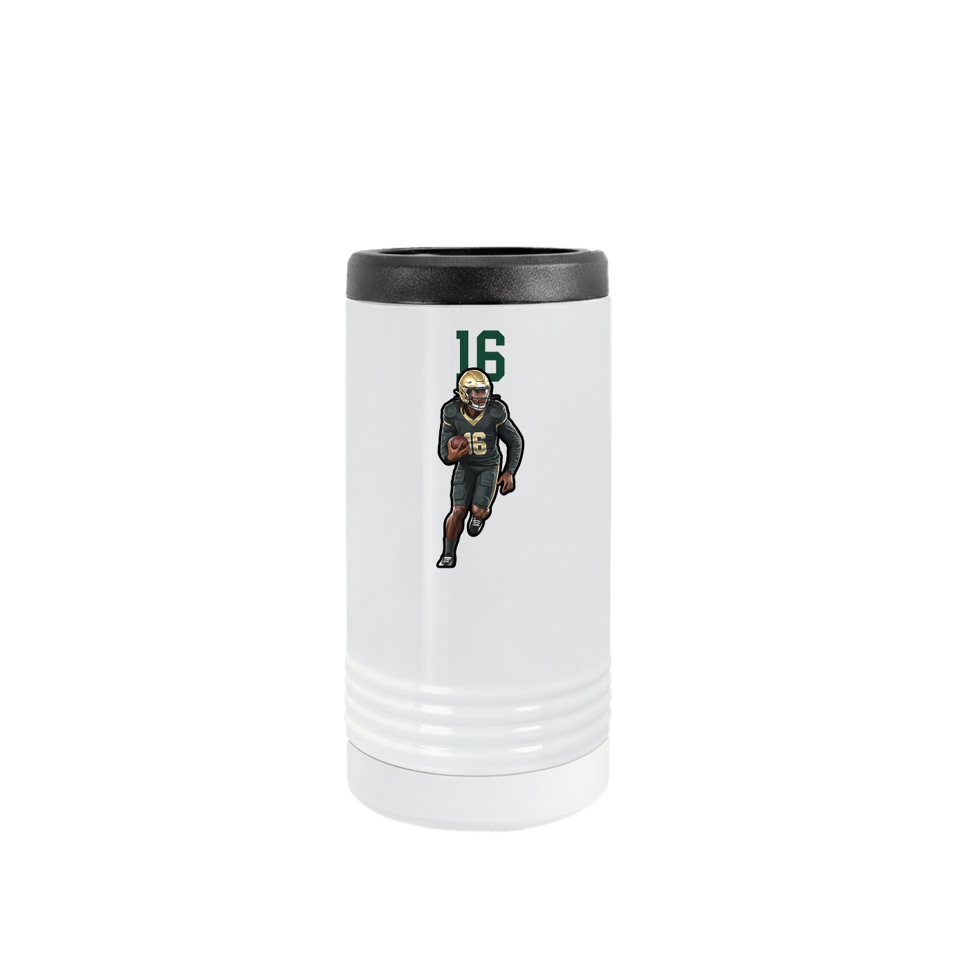 Slim Beverage Holder — Number Top in White
