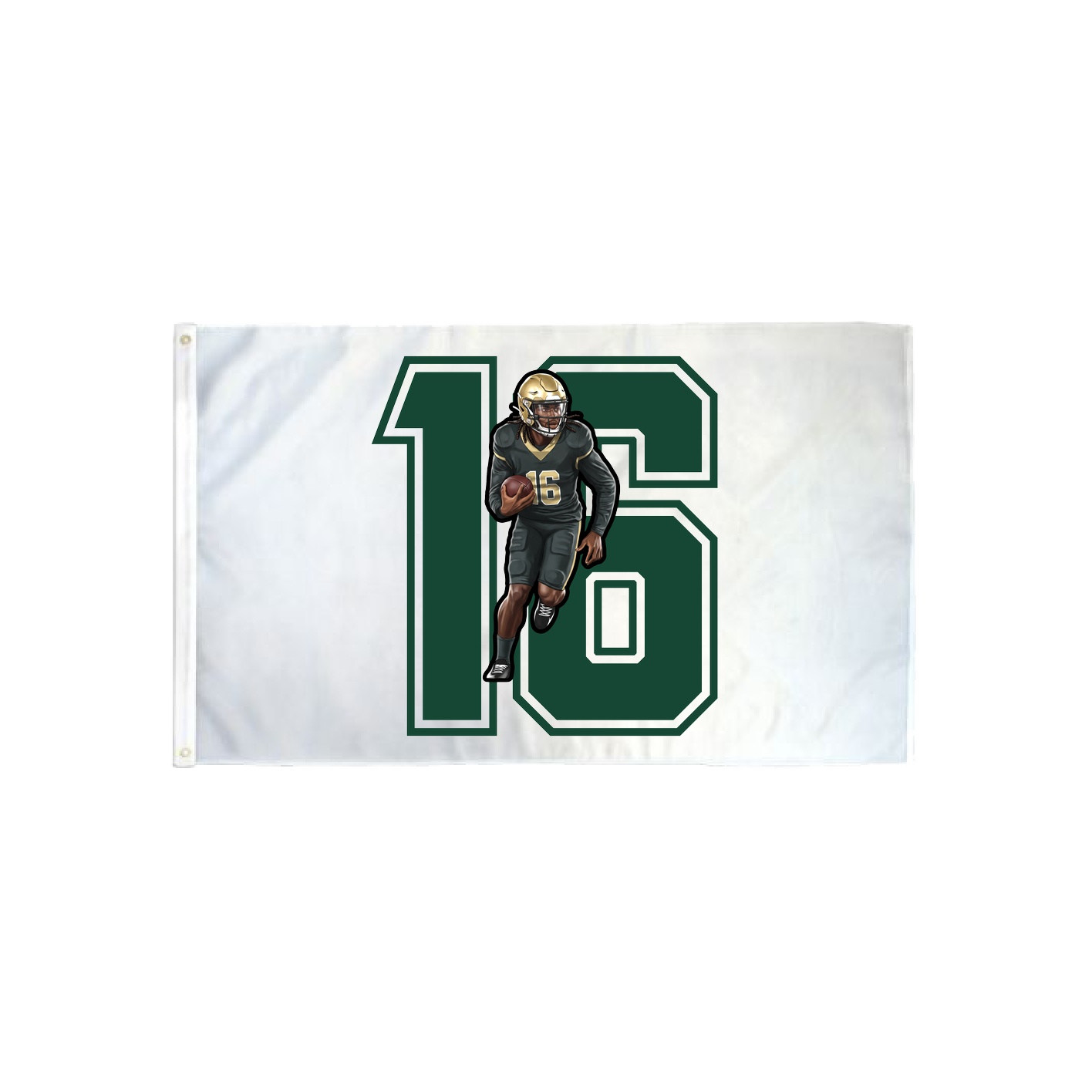 3x5 Flag — Number in Classic