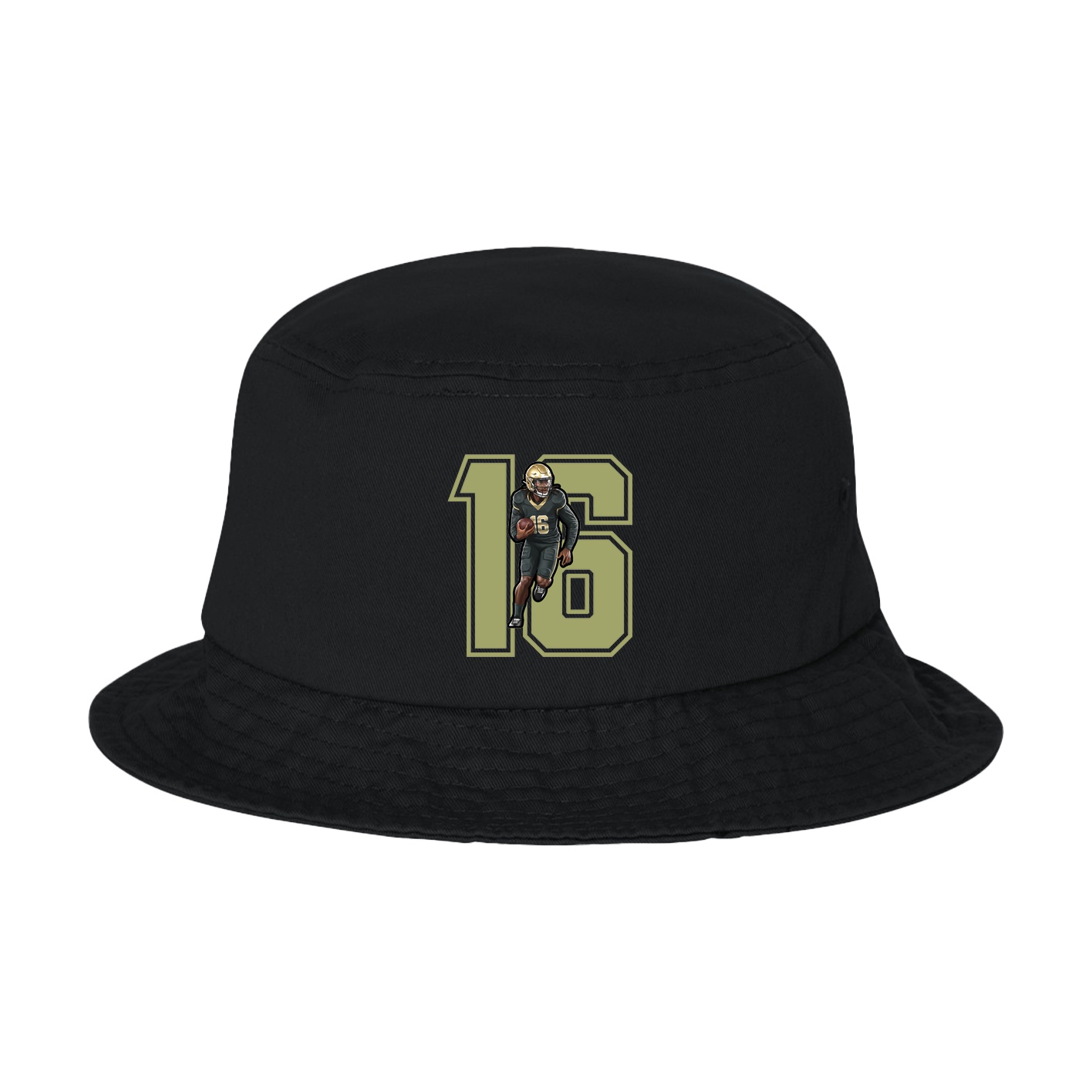 Bucket Cap — Number in Black