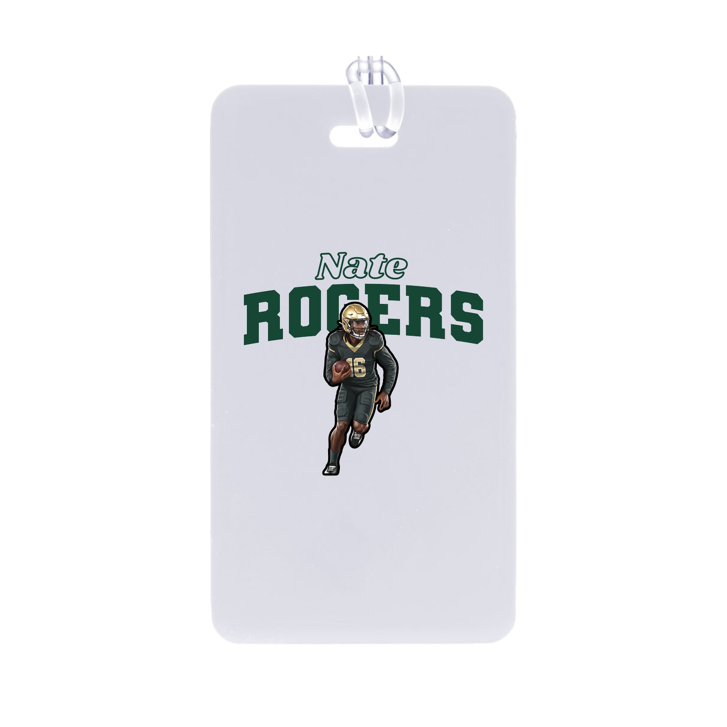 Bag Tag — Name Arch in Classic