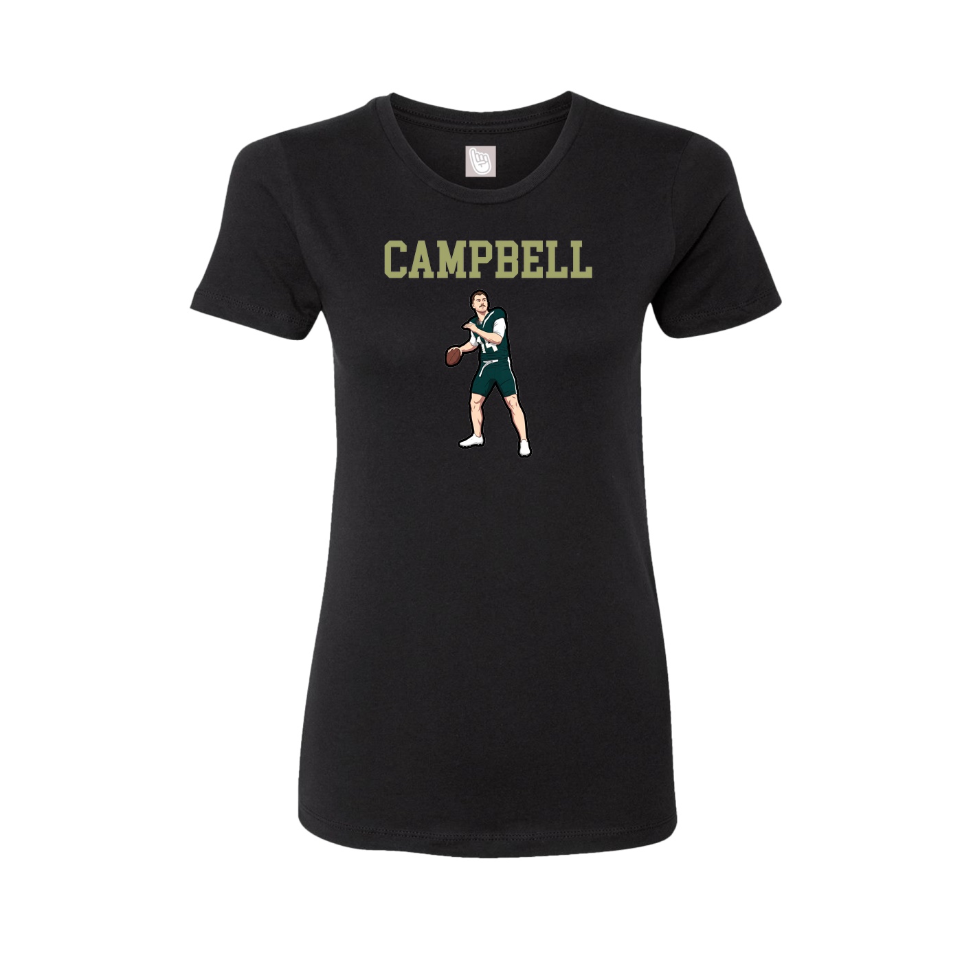 Fitted Women's Tee — Shirsey in Black