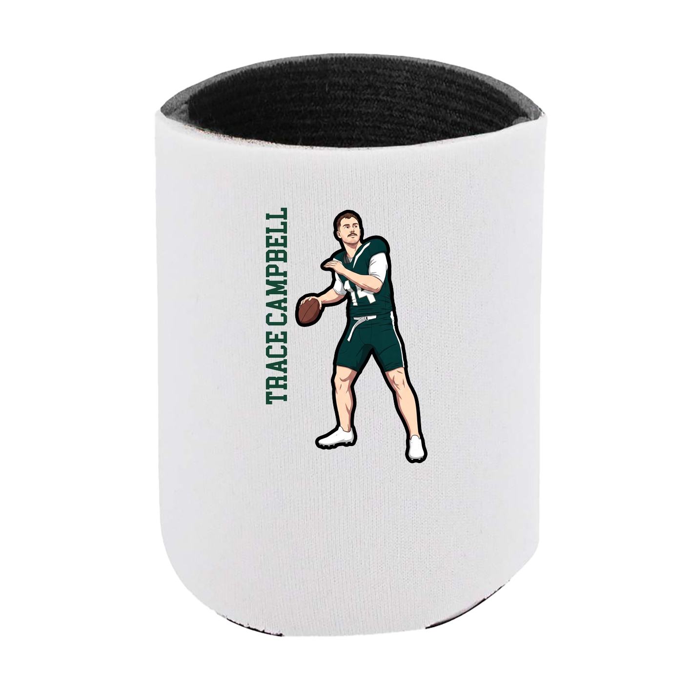 Can Holder — Name Vertical in White
