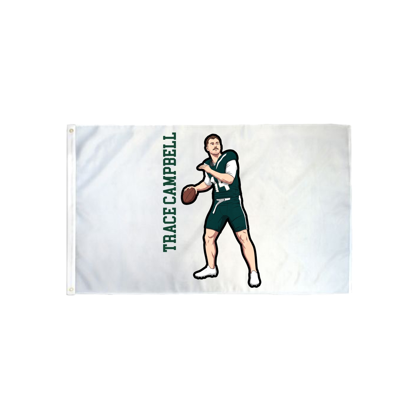 3x5 Flag — Name Vertical in Classic