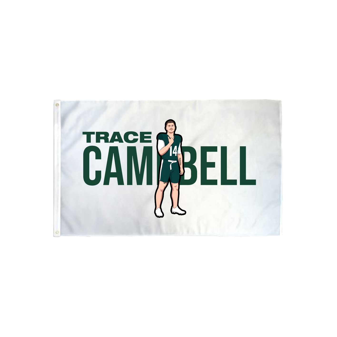 3x5 Flag — Player Name in Classic