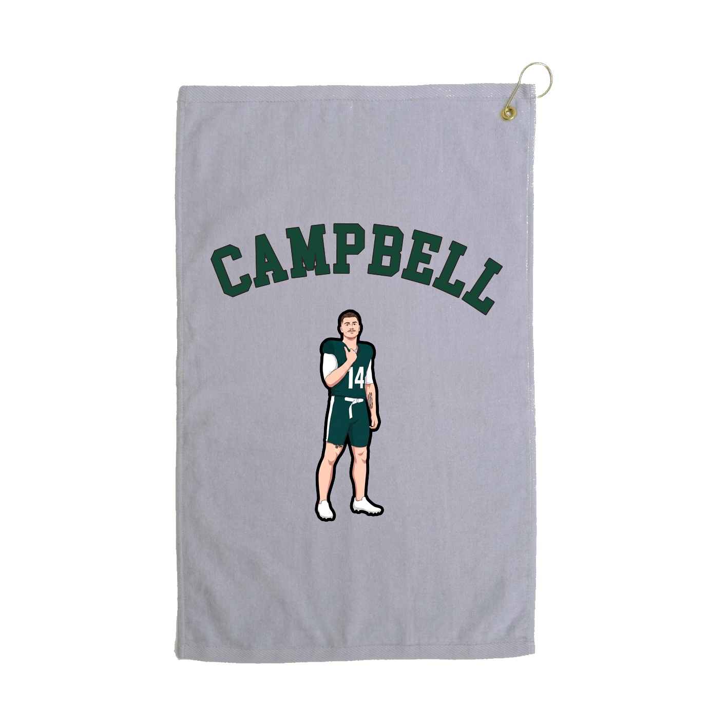 Golf Towel — Shirsey Arch in Grey