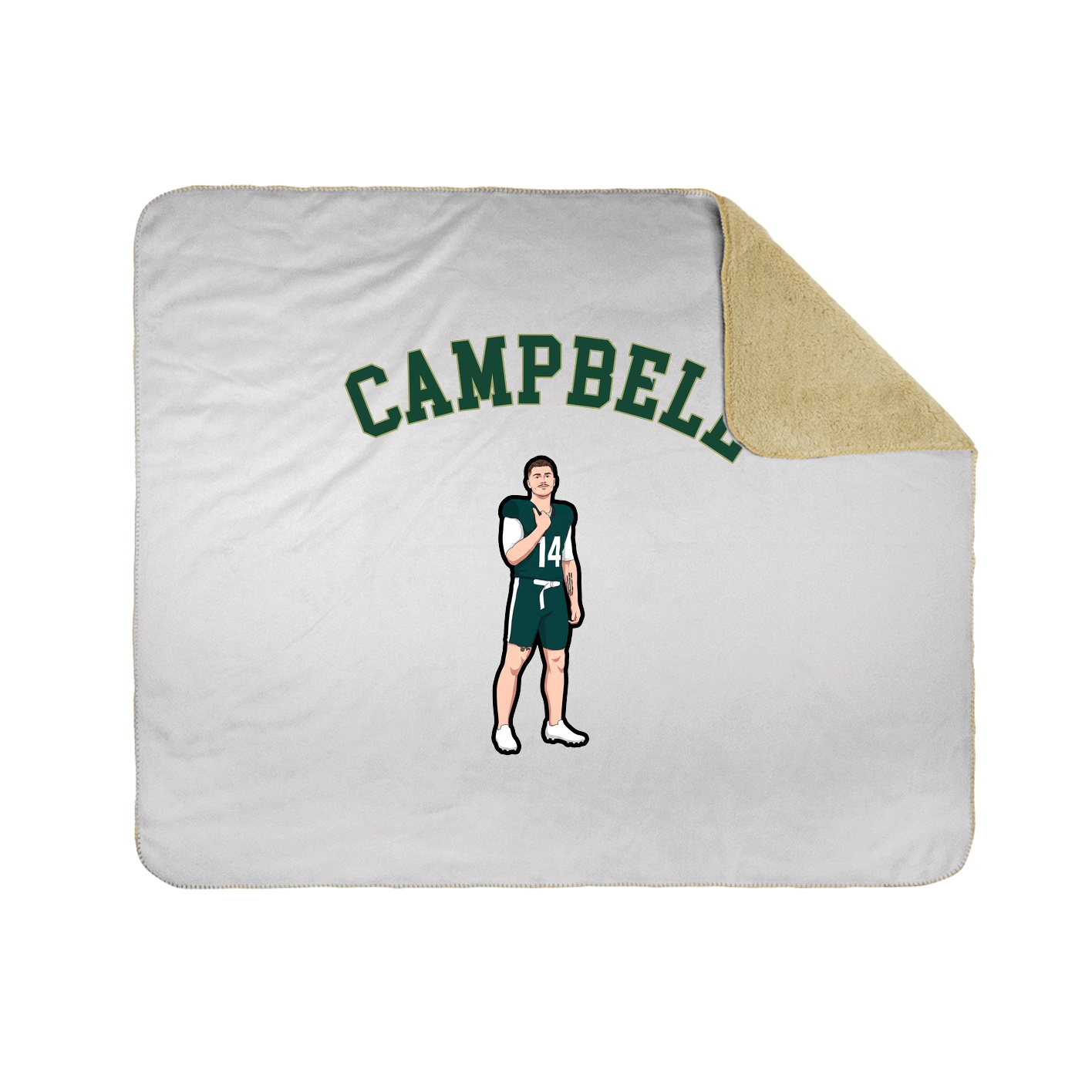 Throw Blanket — Shirsey Arch in White