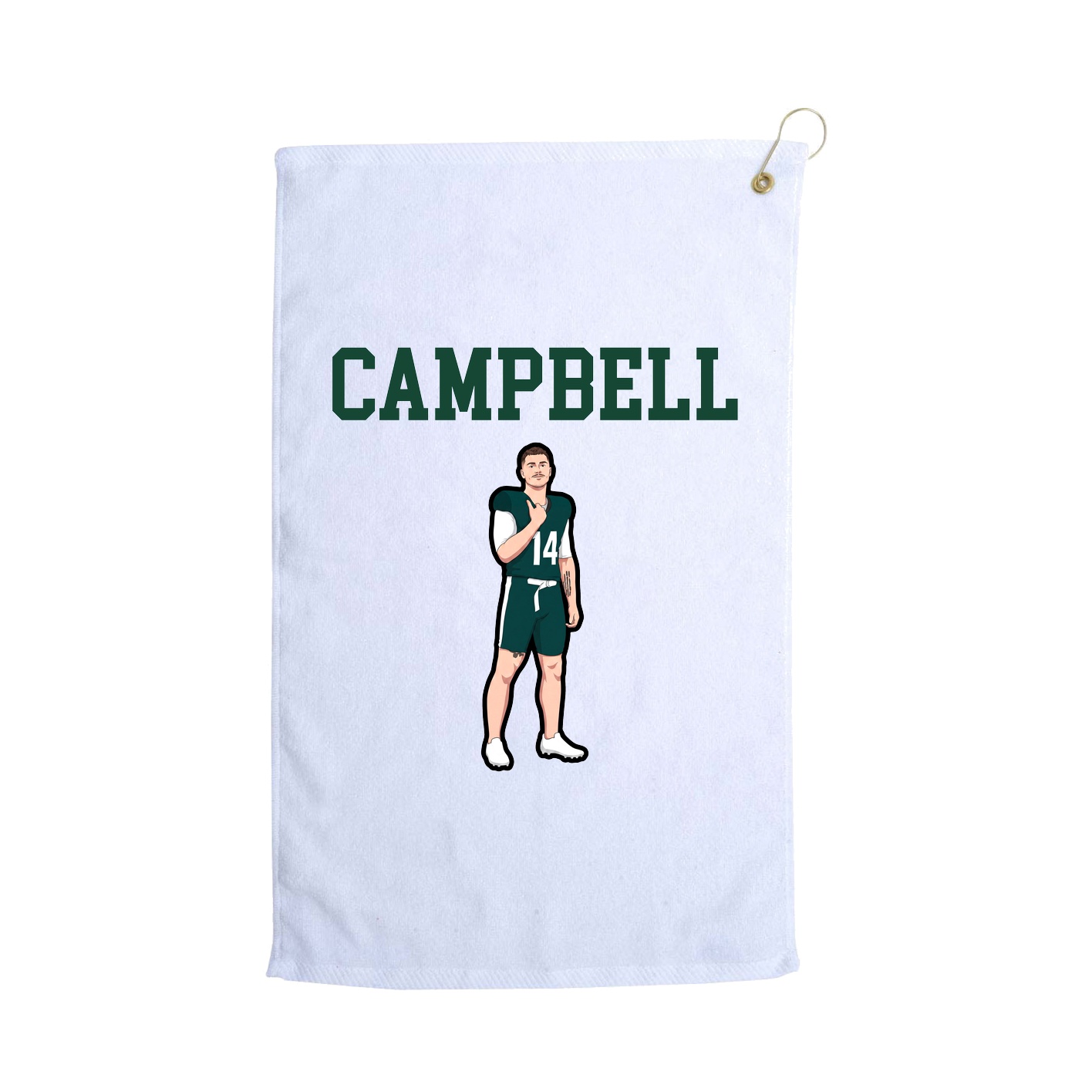 Golf Towel — Shirsey in White