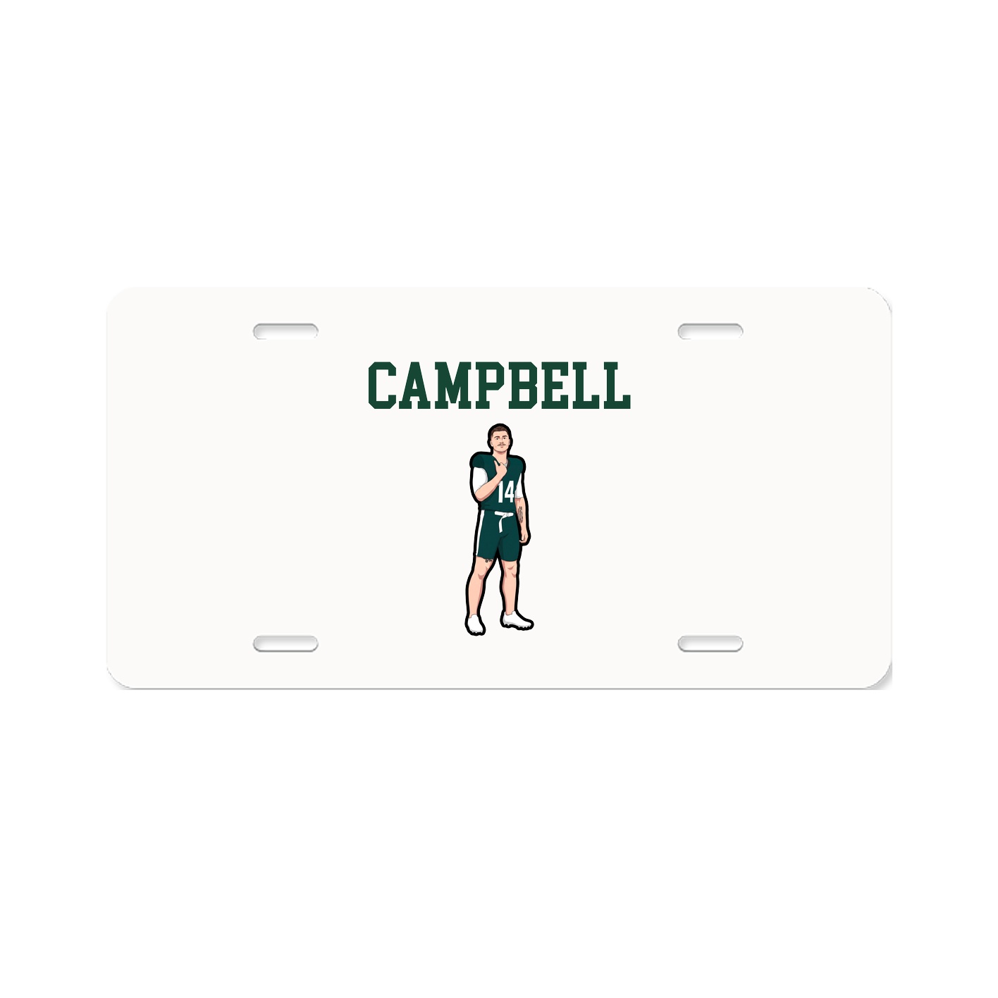 License Plate — Shirsey in Classic