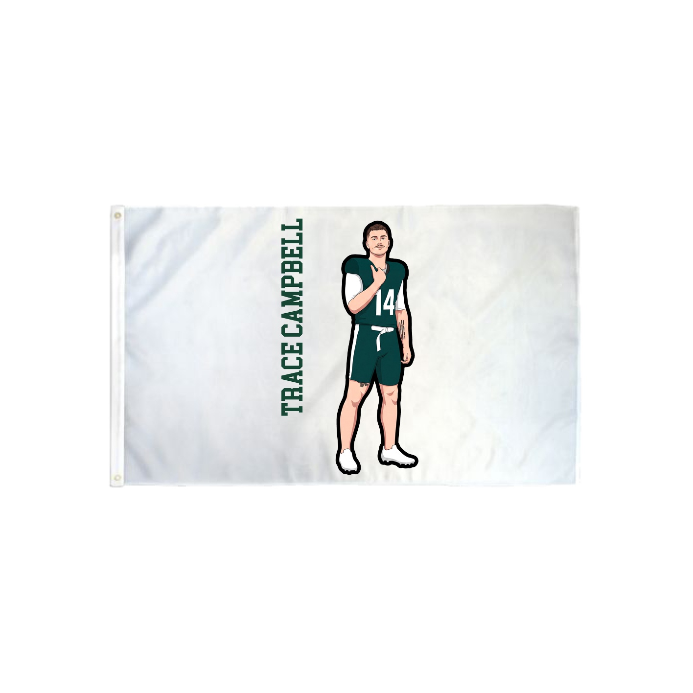 3x5 Flag — Name Vertical in Classic