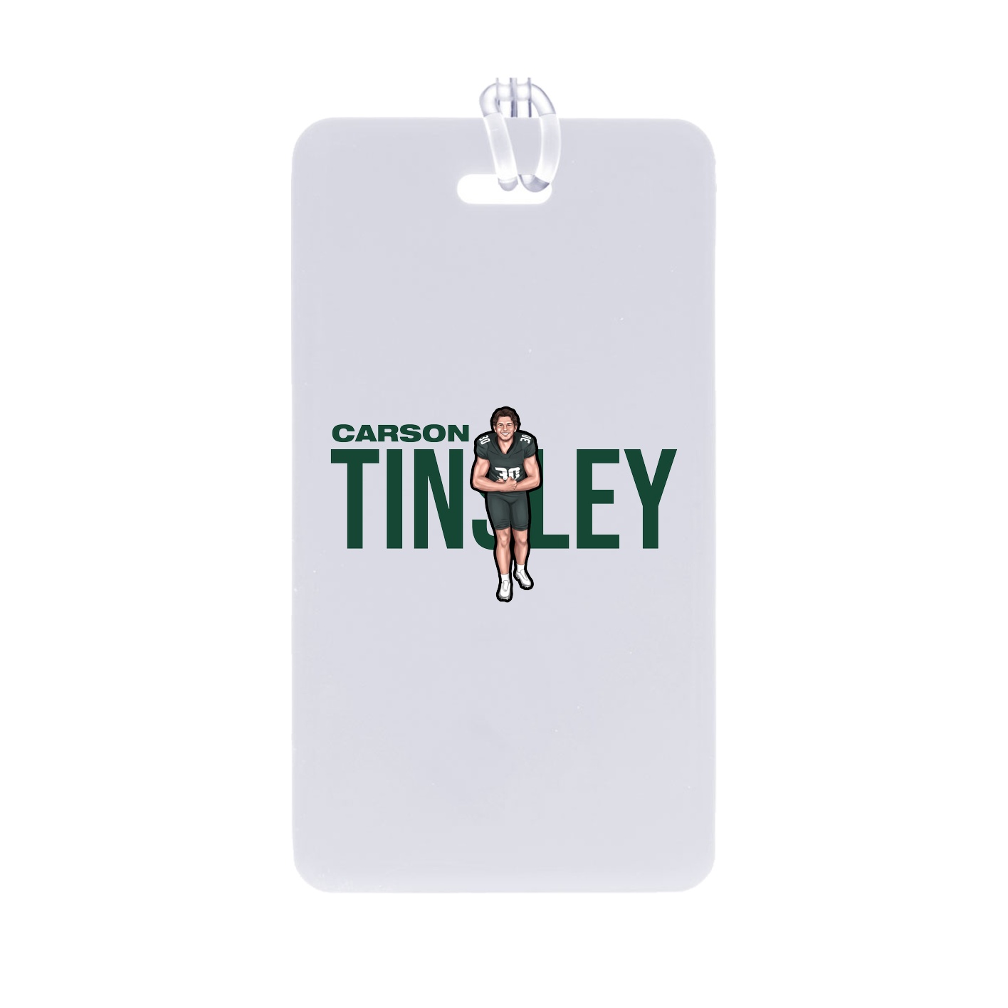 Bag Tag — Player Name in Classic