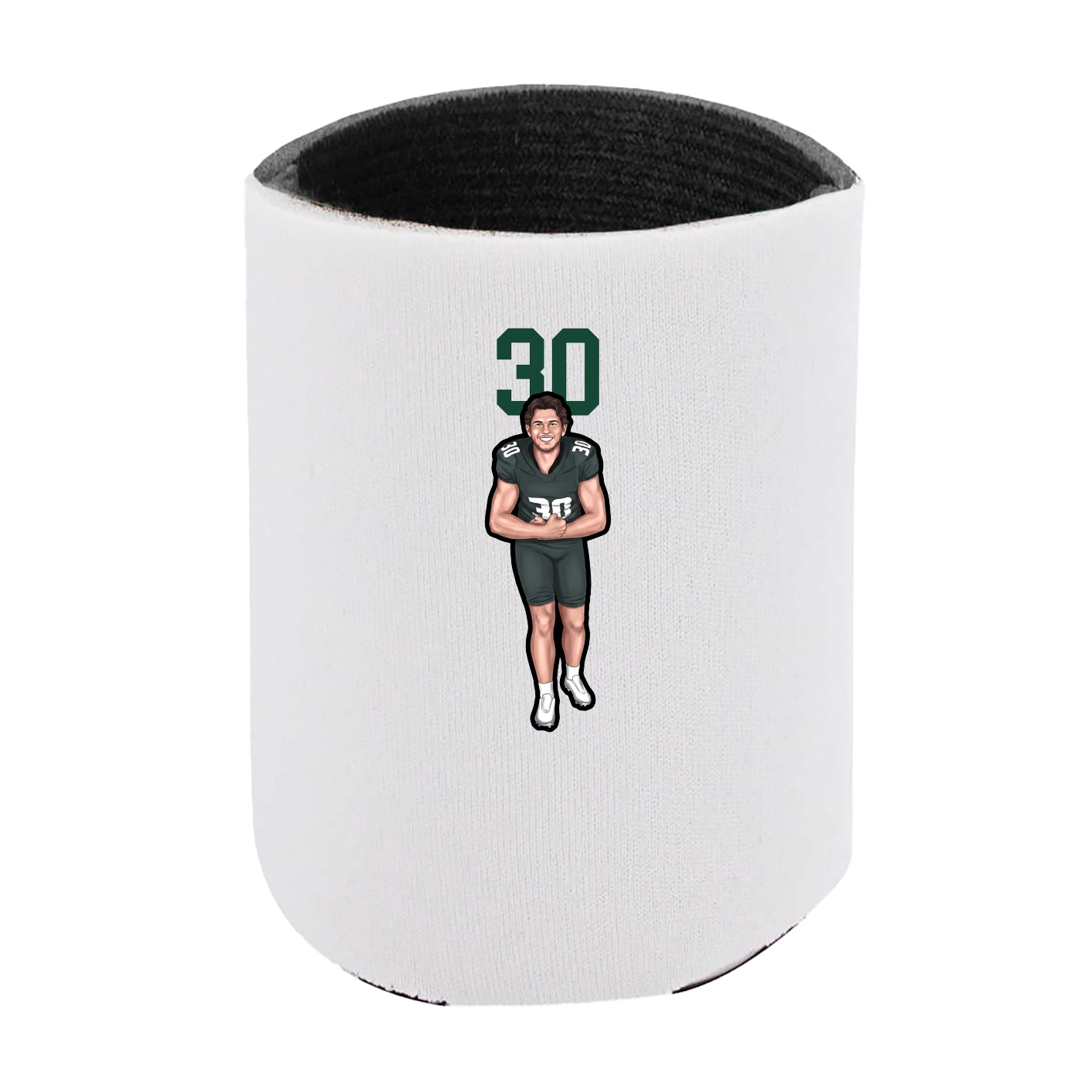 Can Holder — Number Top in White