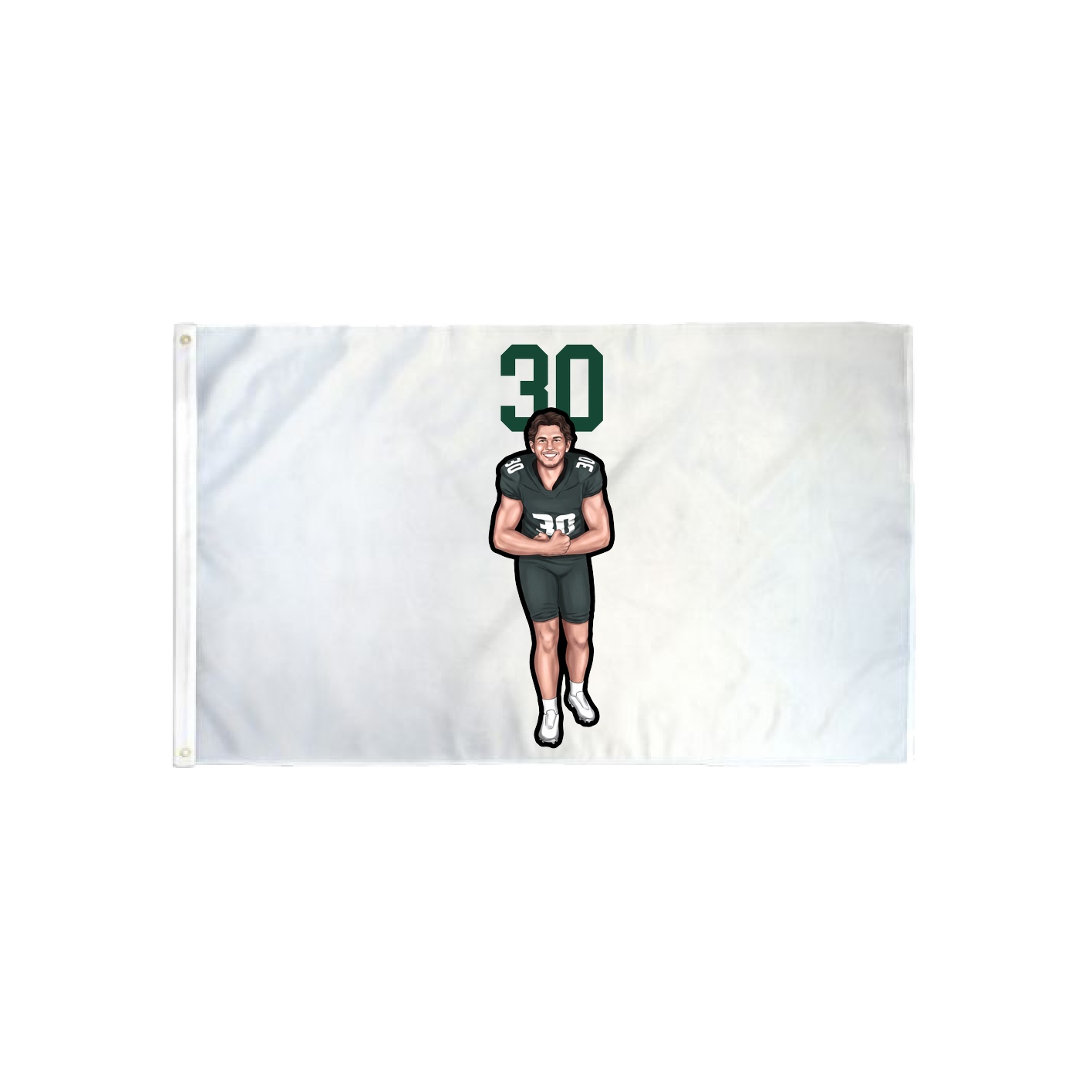 3x5 Flag — Number Top in Classic