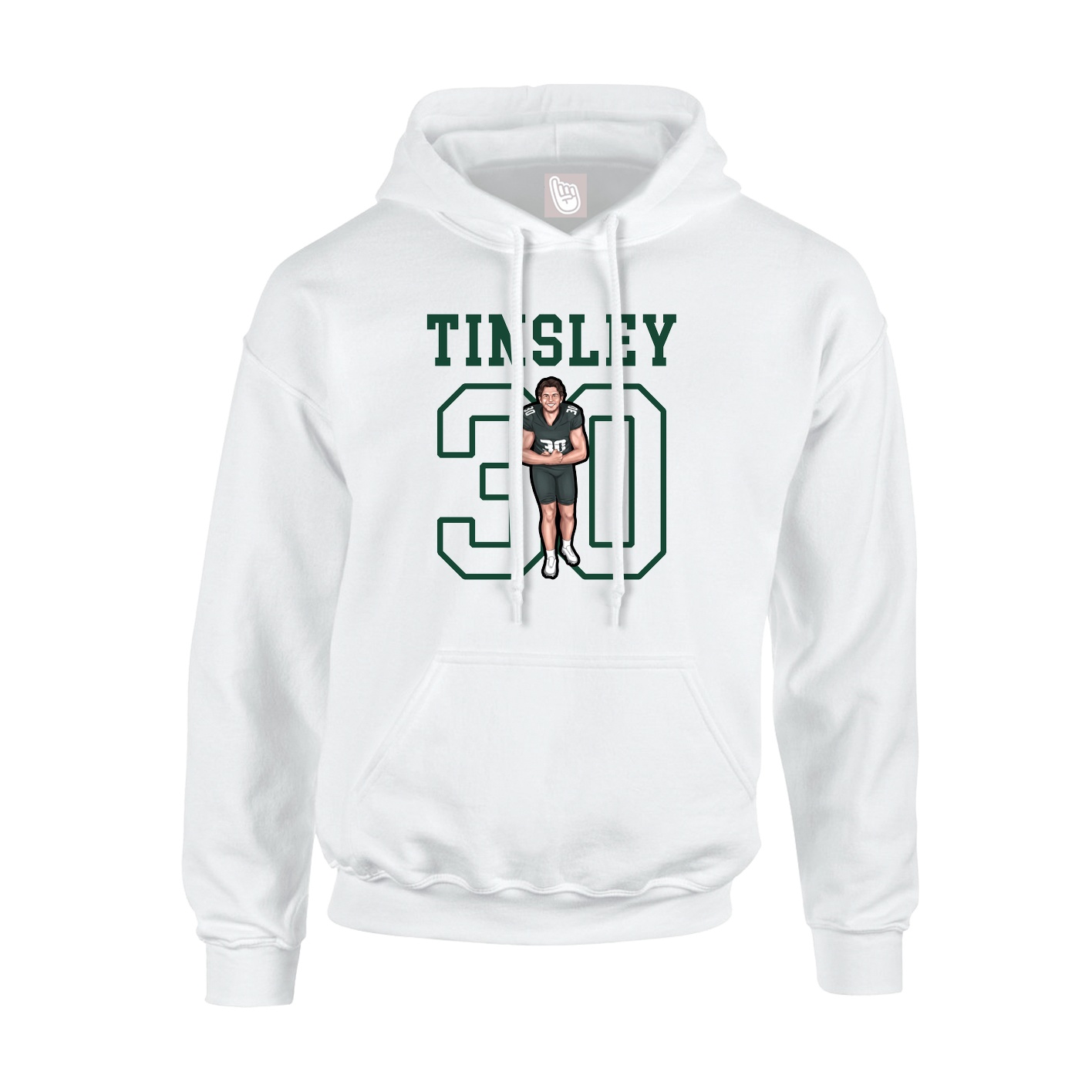 Youth Hoodie — Shirsey in White