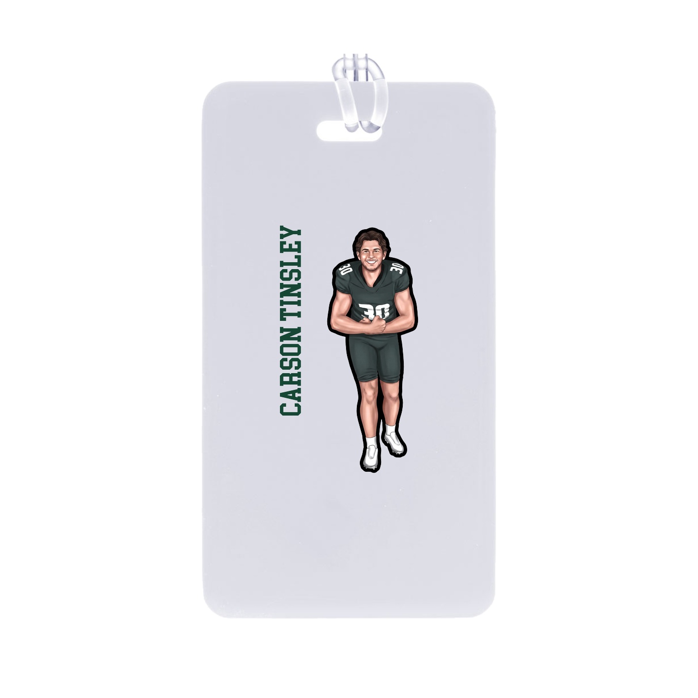 Bag Tag — Name Vertical in Classic