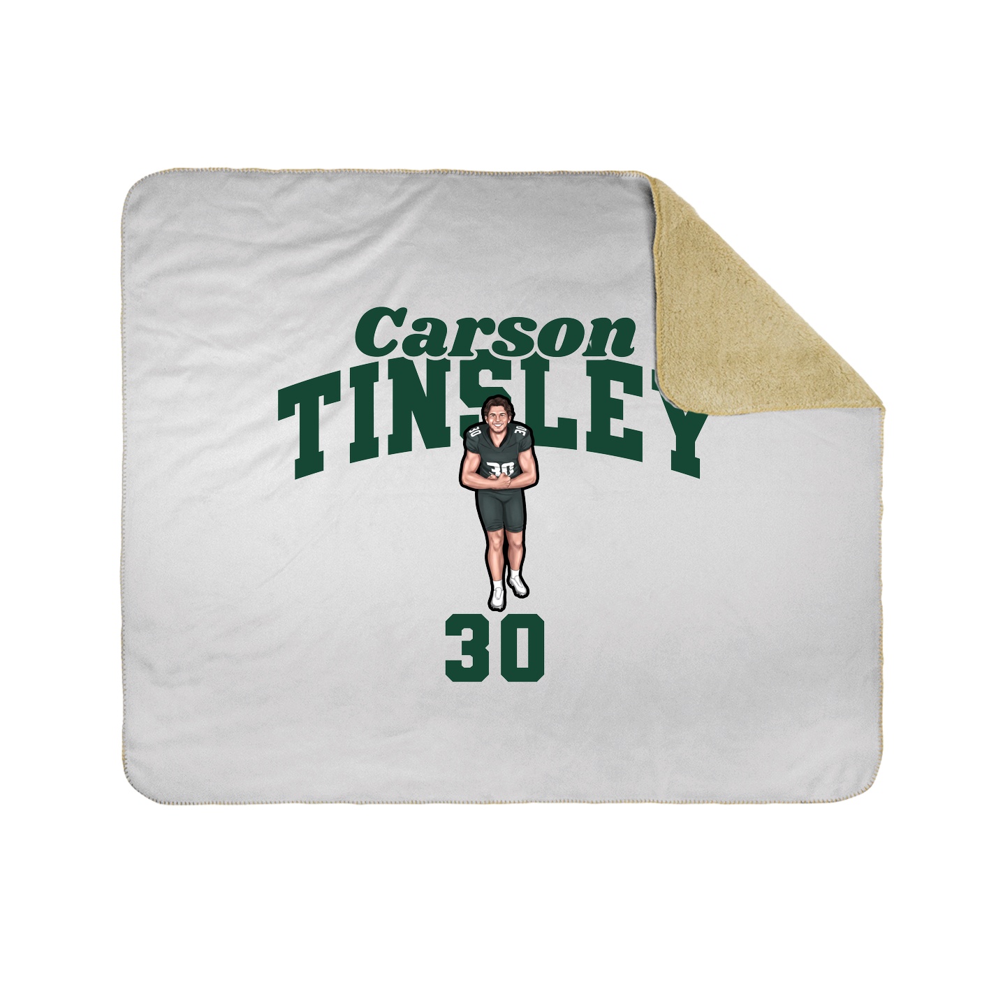 Throw Blanket — Signature Arch in White