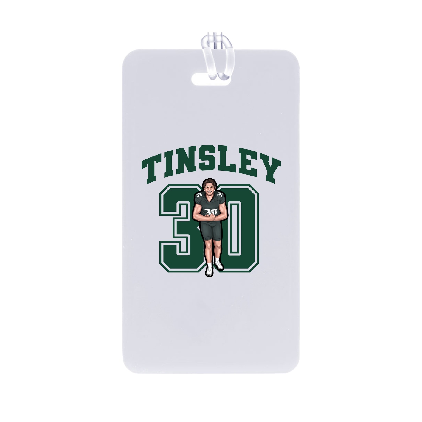 Bag Tag — Number in Classic