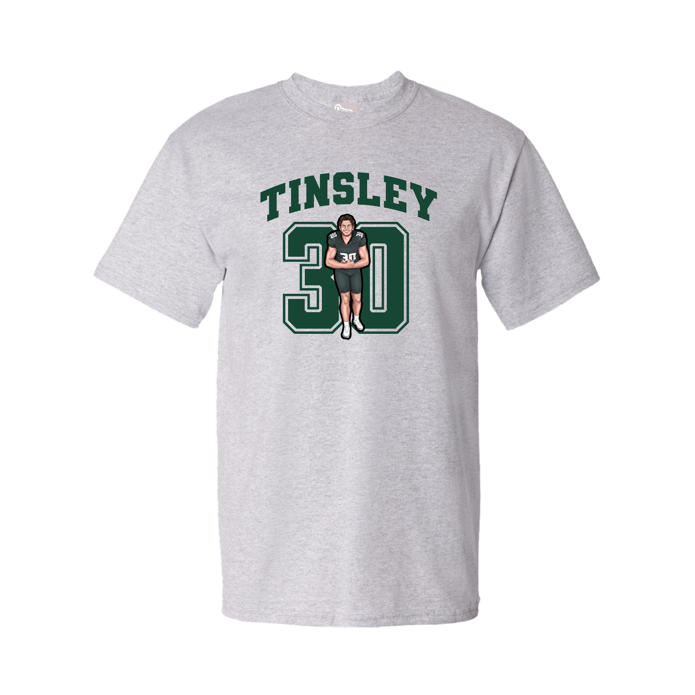 Tee — Number in Grey