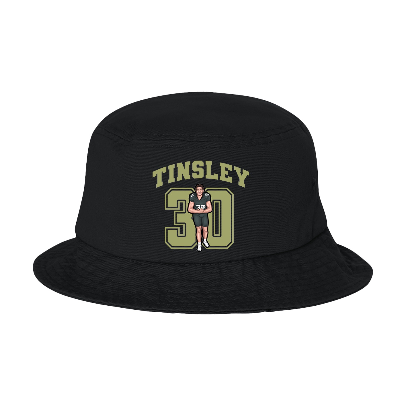 Bucket Cap — Number in Black