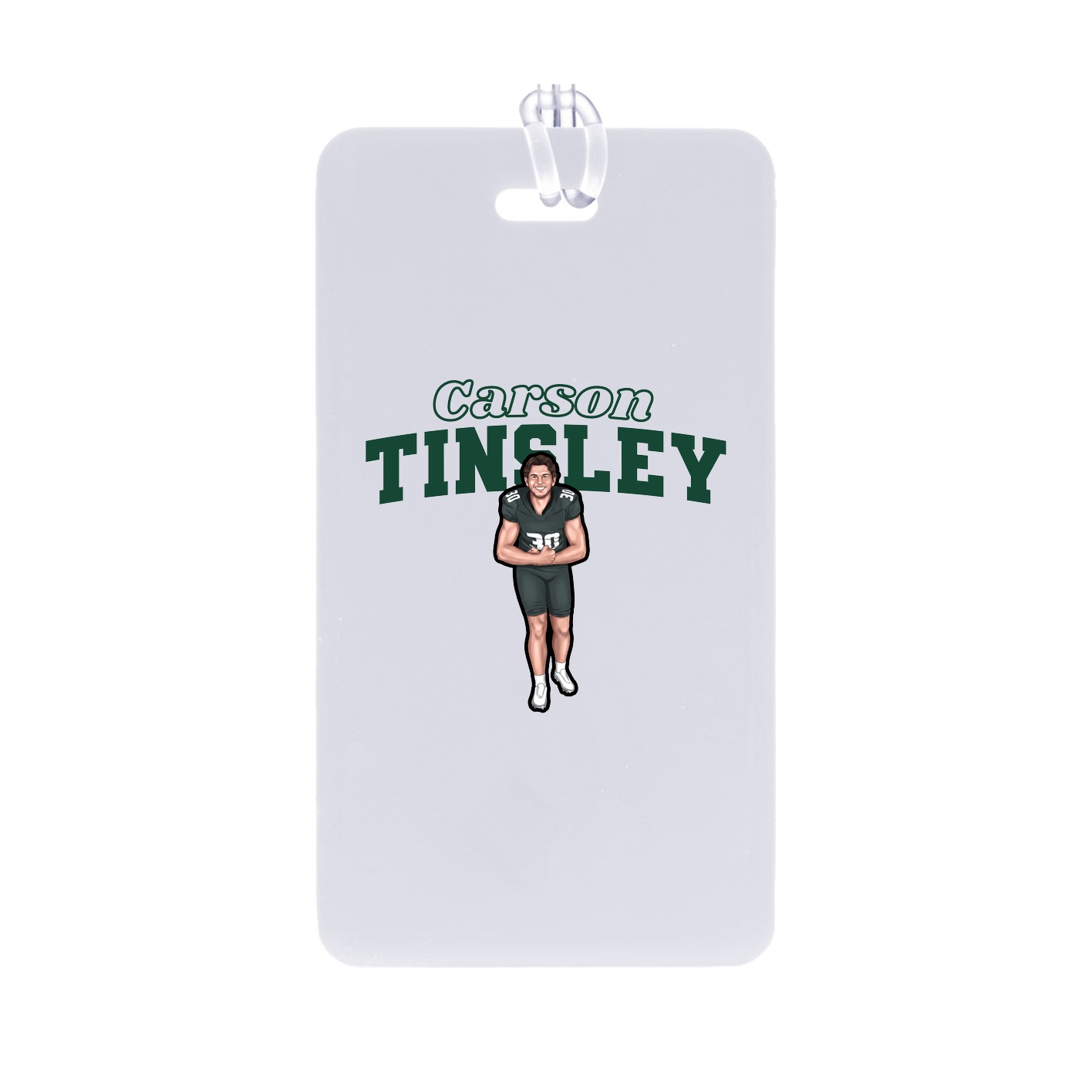 Bag Tag — Name Arch in Classic