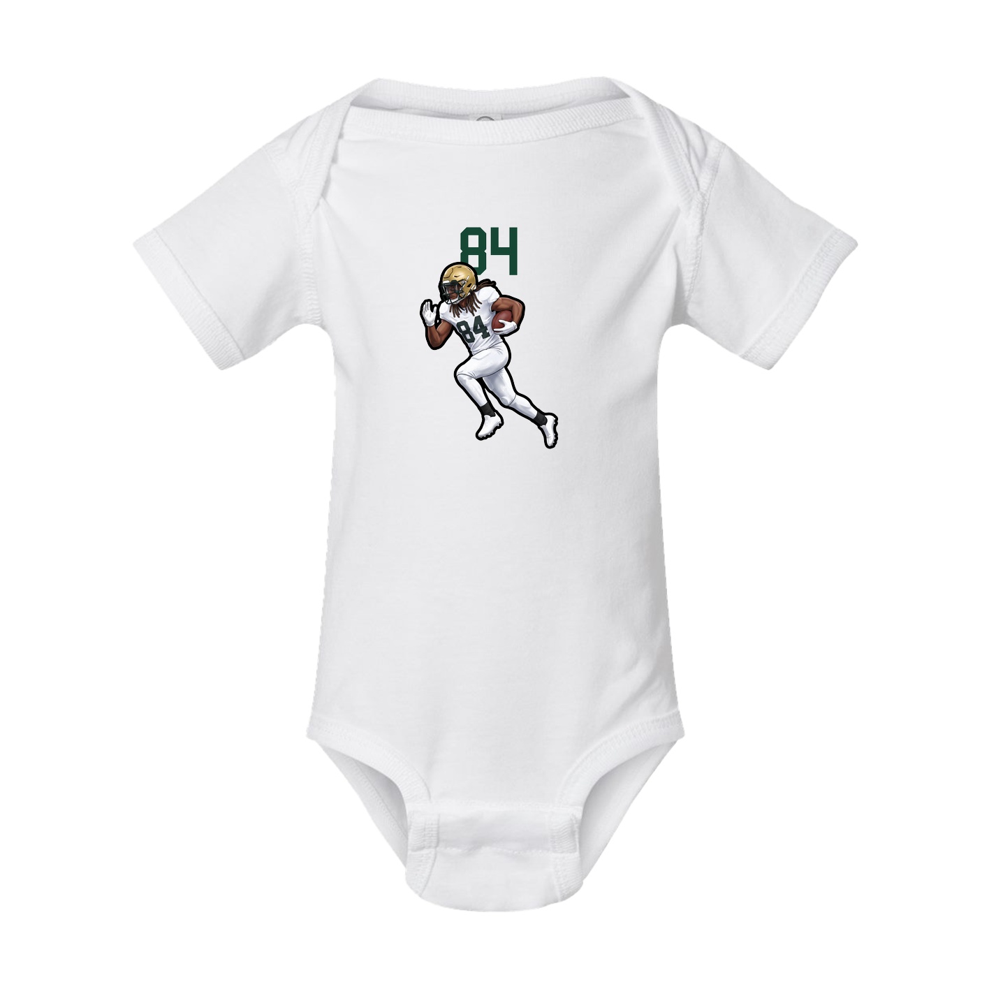 Baby Onesie — Number Top in White