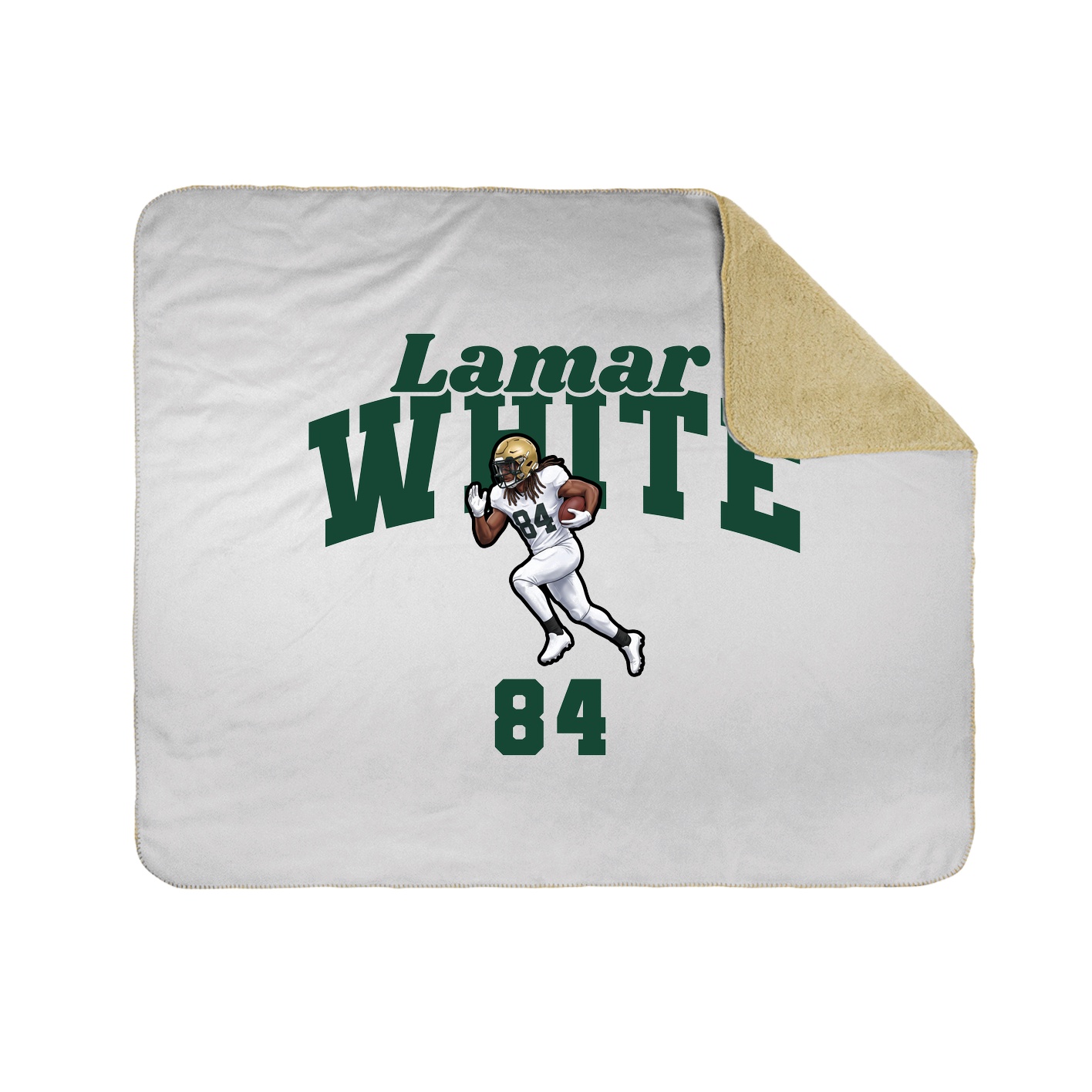Throw Blanket — Signature Arch in White