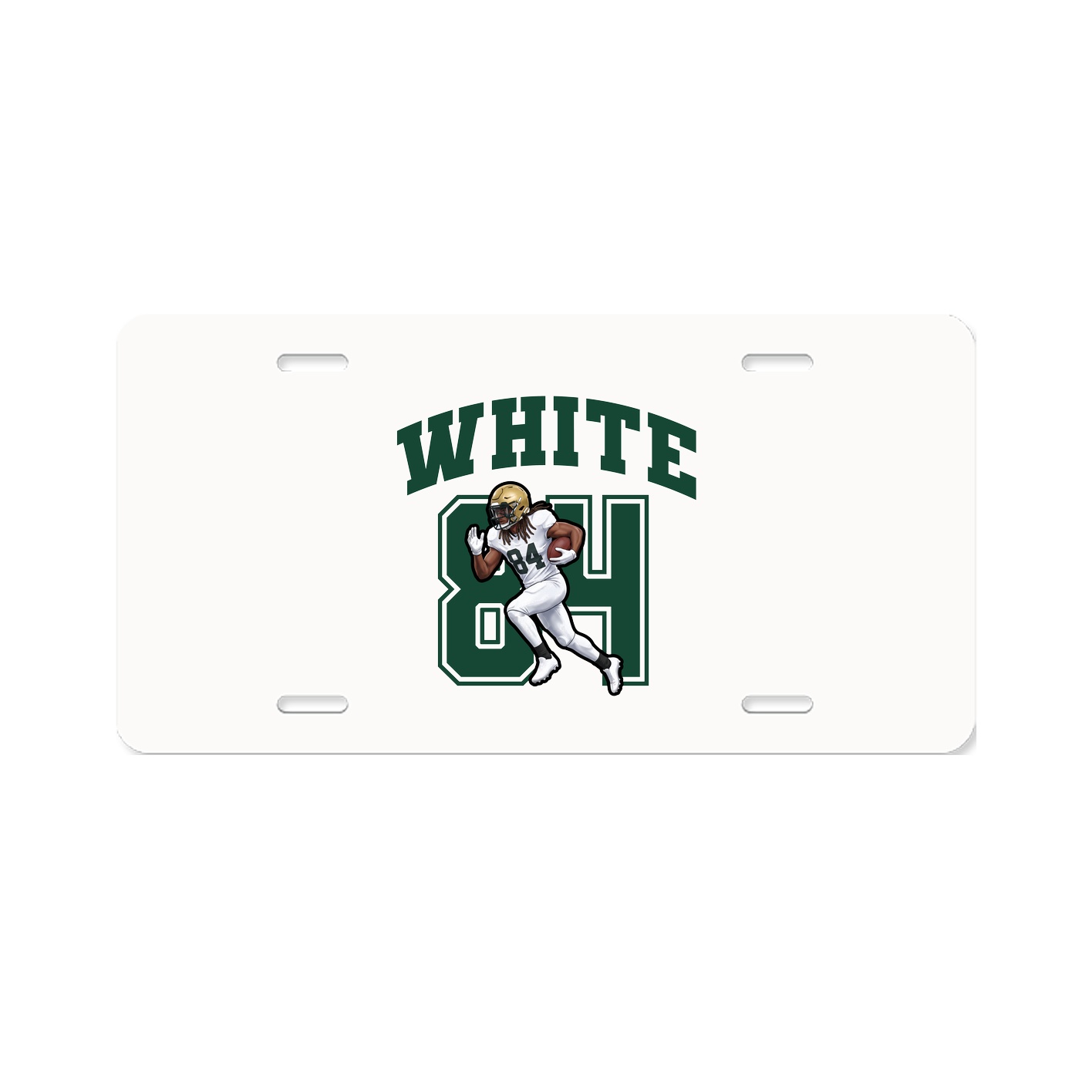 License Plate — Number in Classic