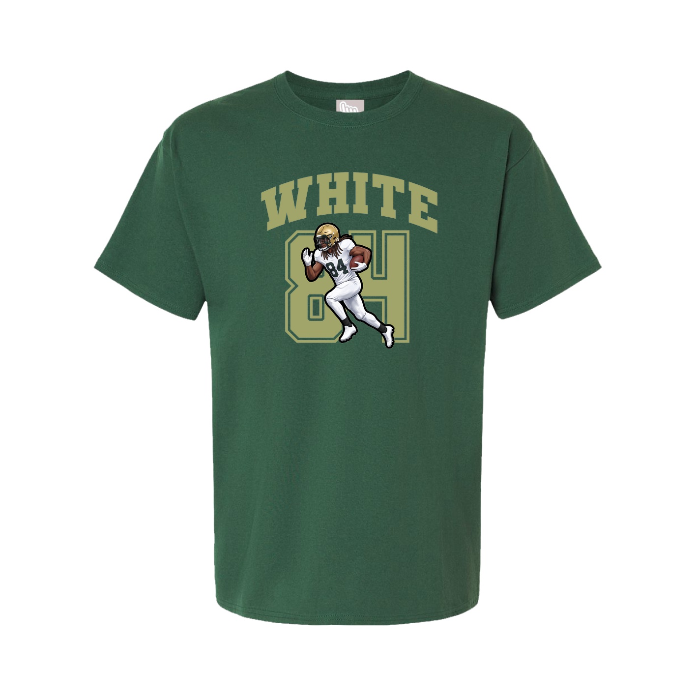 Youth Tee — Number in Green