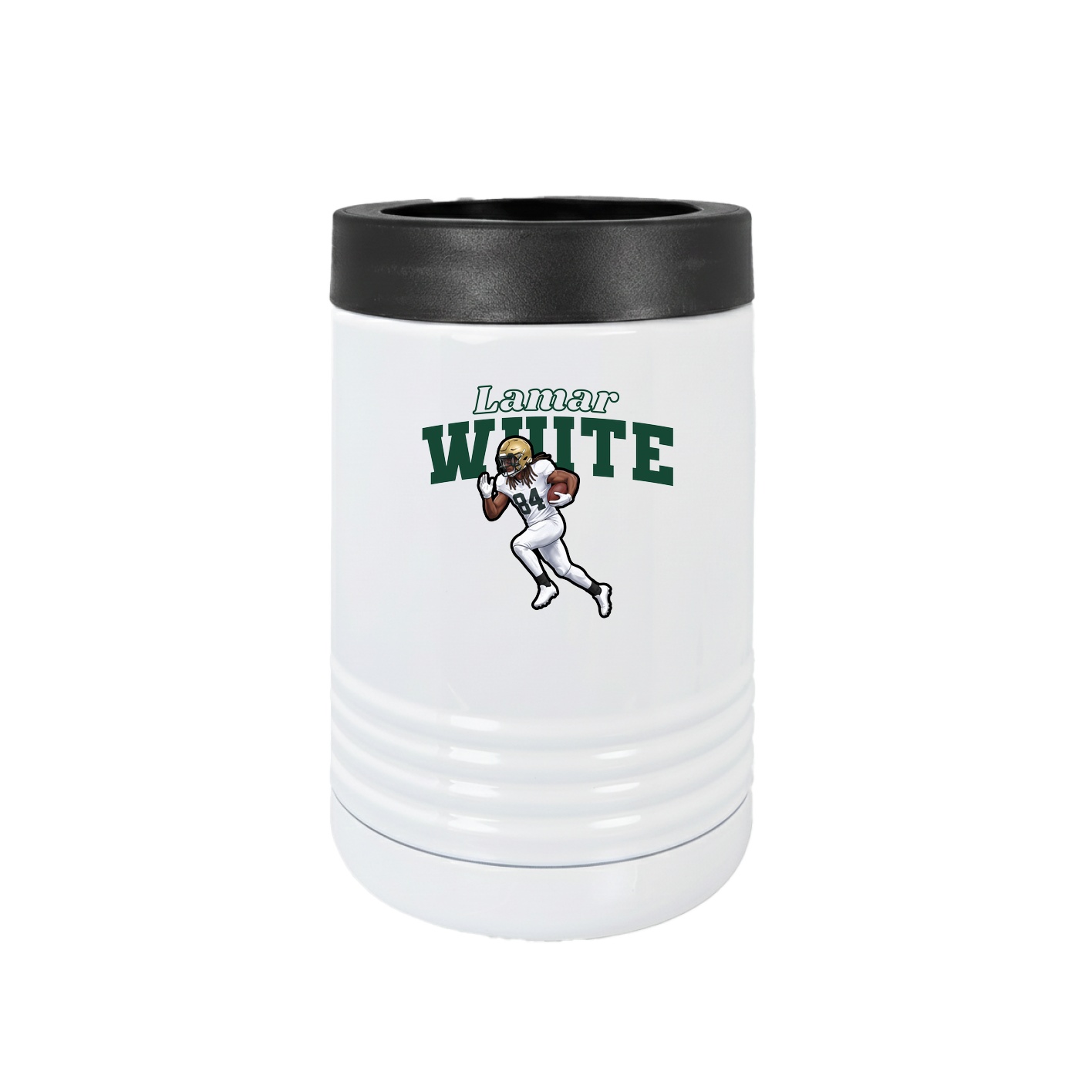 Beverage Holder — Name Arch in White