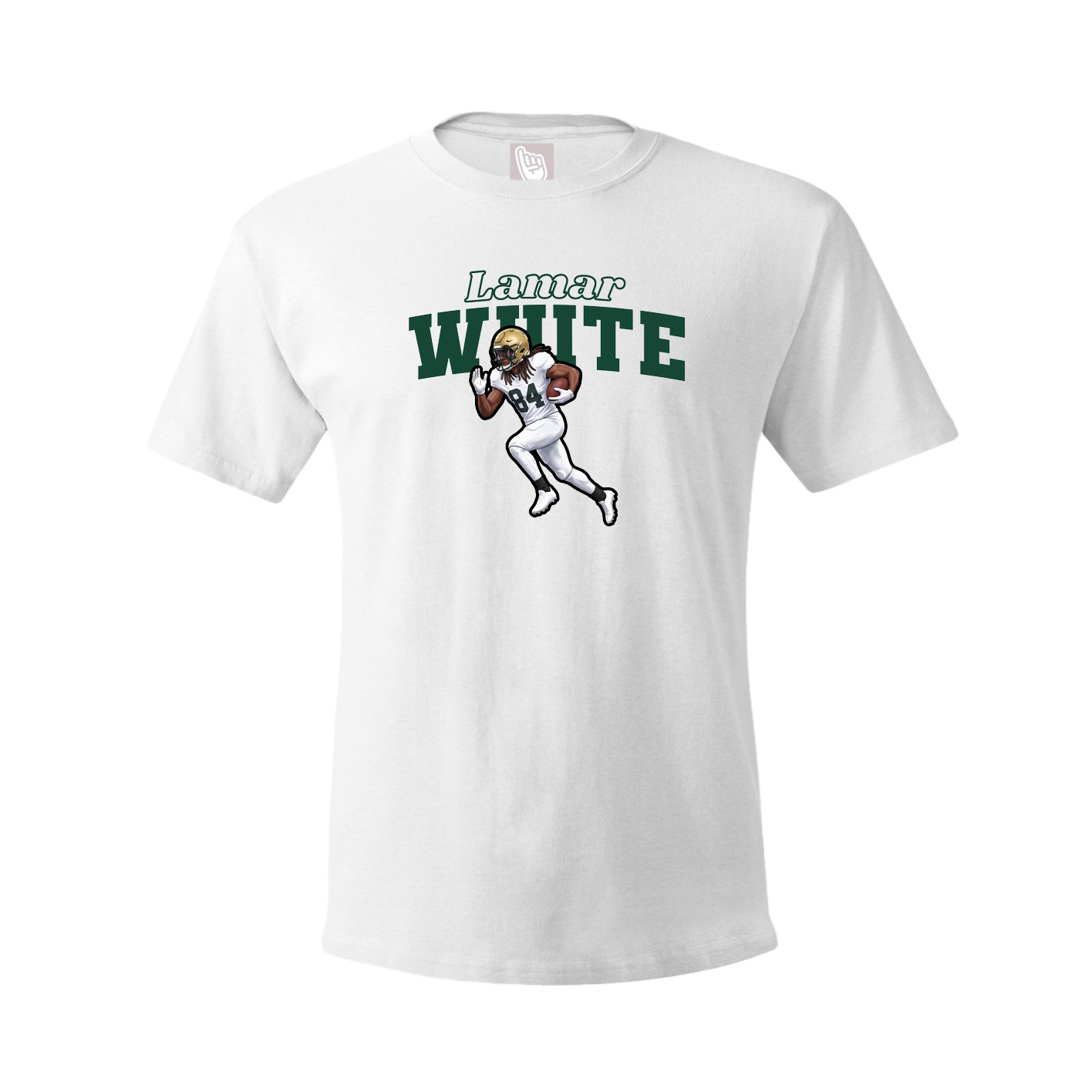 Tee — Name Arch in White