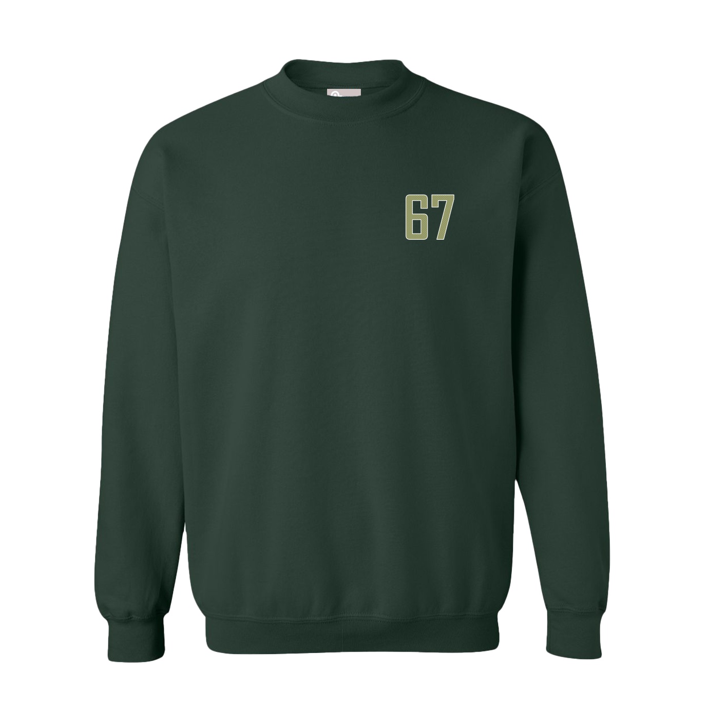 Fleece Crew — Front Shirsy in Green