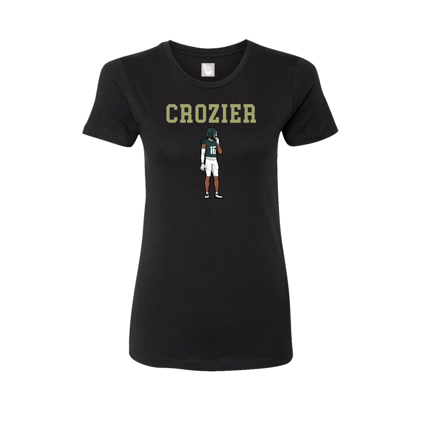 Fitted Women's Tee — Shirsey in Black