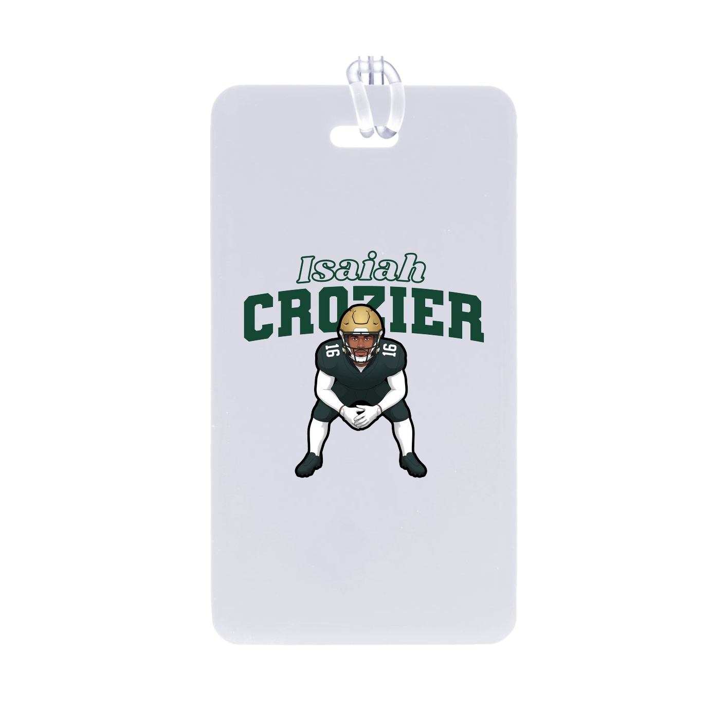 Bag Tag — Name Arch in Classic