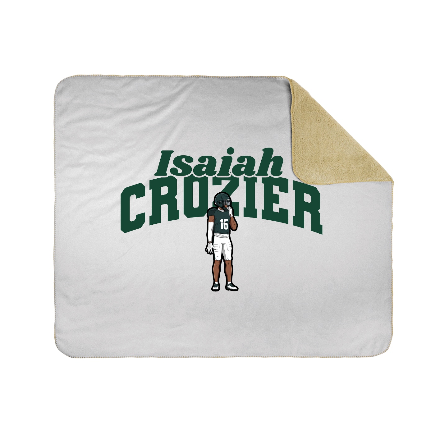 Throw Blanket — Signature Arch in White