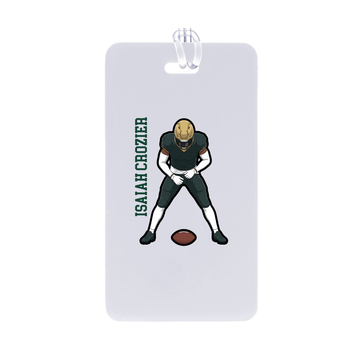 Bag Tag — Name Vertical in Classic