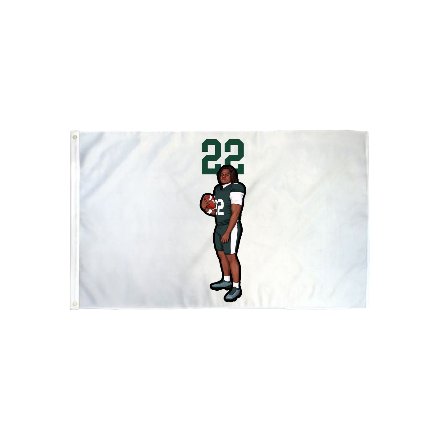 3x5 Flag — Number Top in Classic