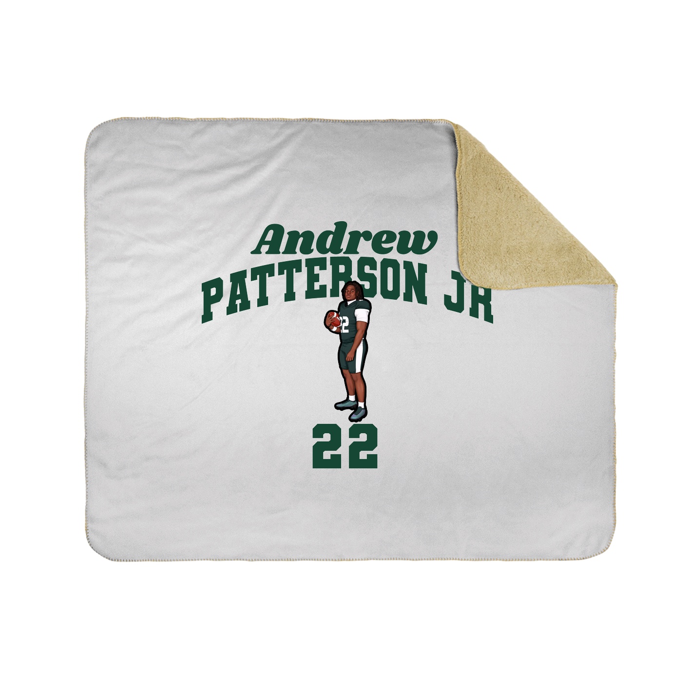 Throw Blanket — Signature Arch in White