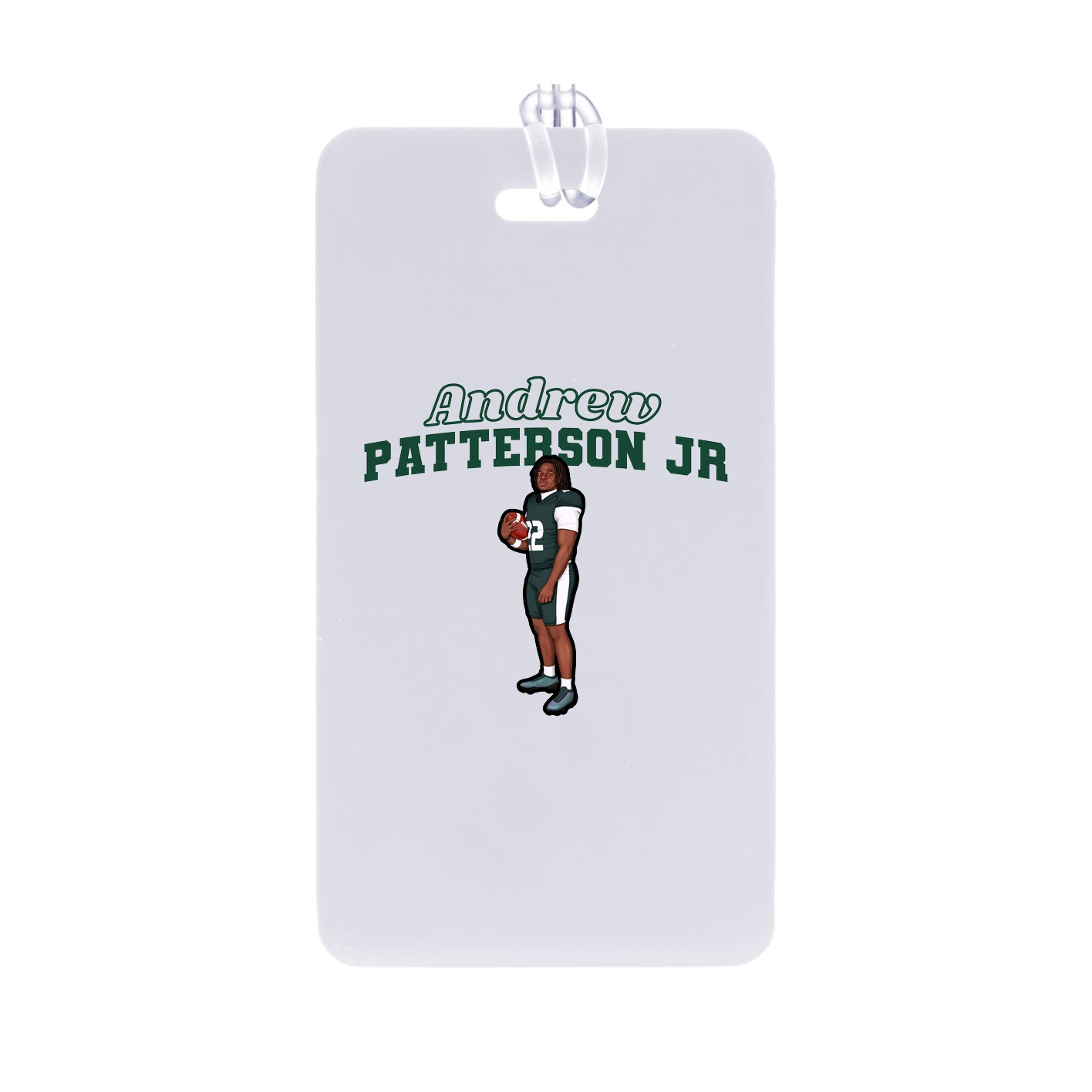 Bag Tag — Name Arch in Classic