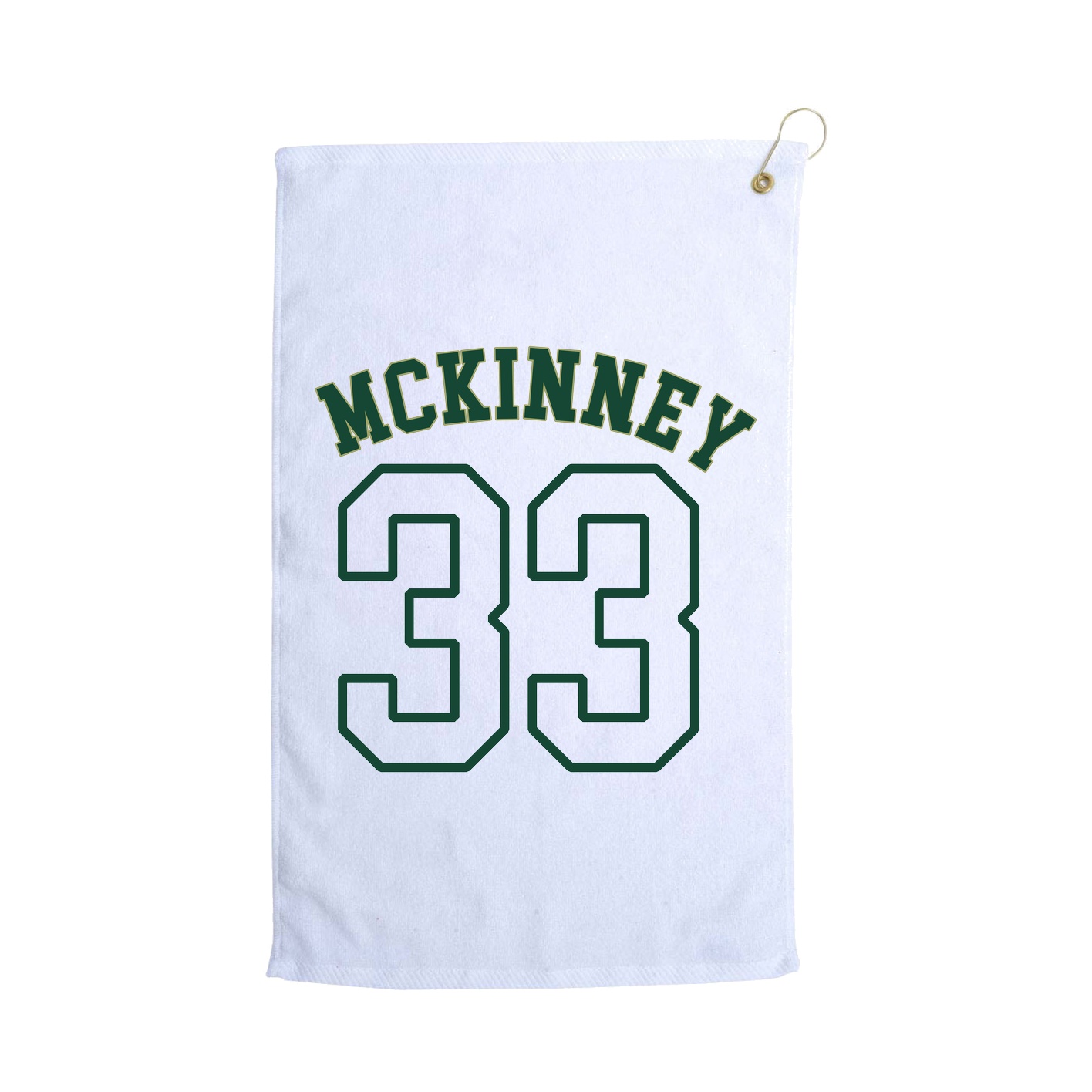 Golf Towel — Shirsey Arch in White