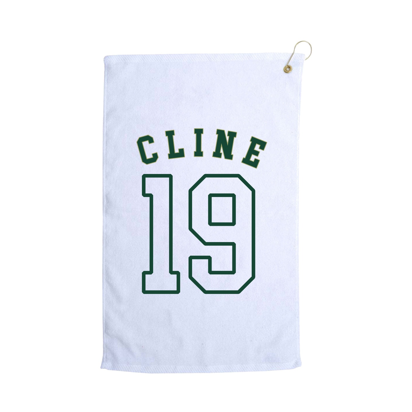 Golf Towel — Shirsey Arch in White