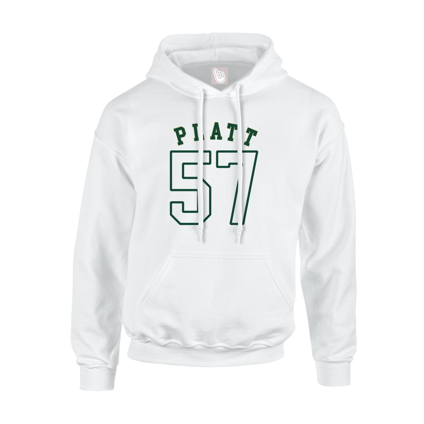 Hoodie — Shirsey Arch in White