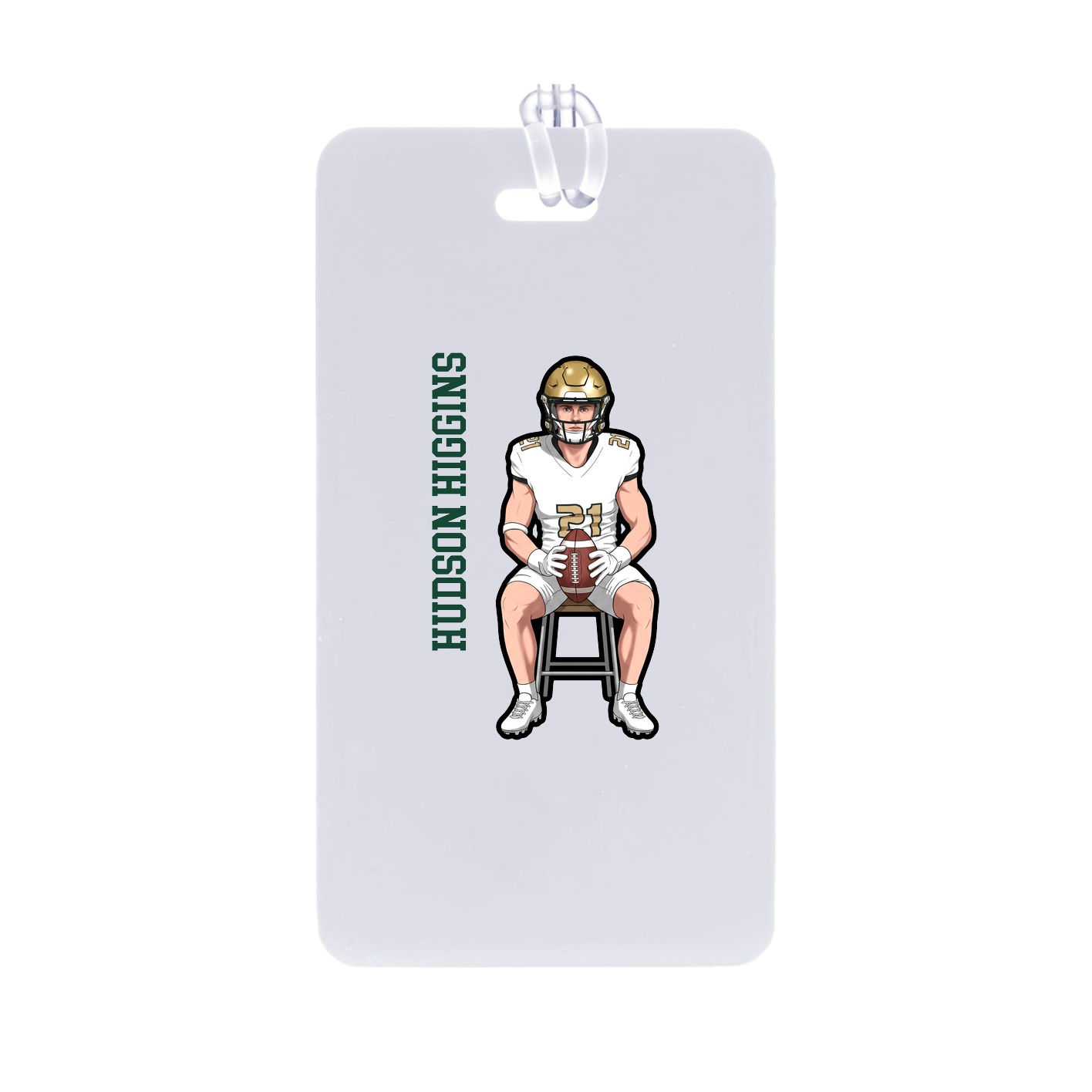 Bag Tag — Name Vertical in Classic