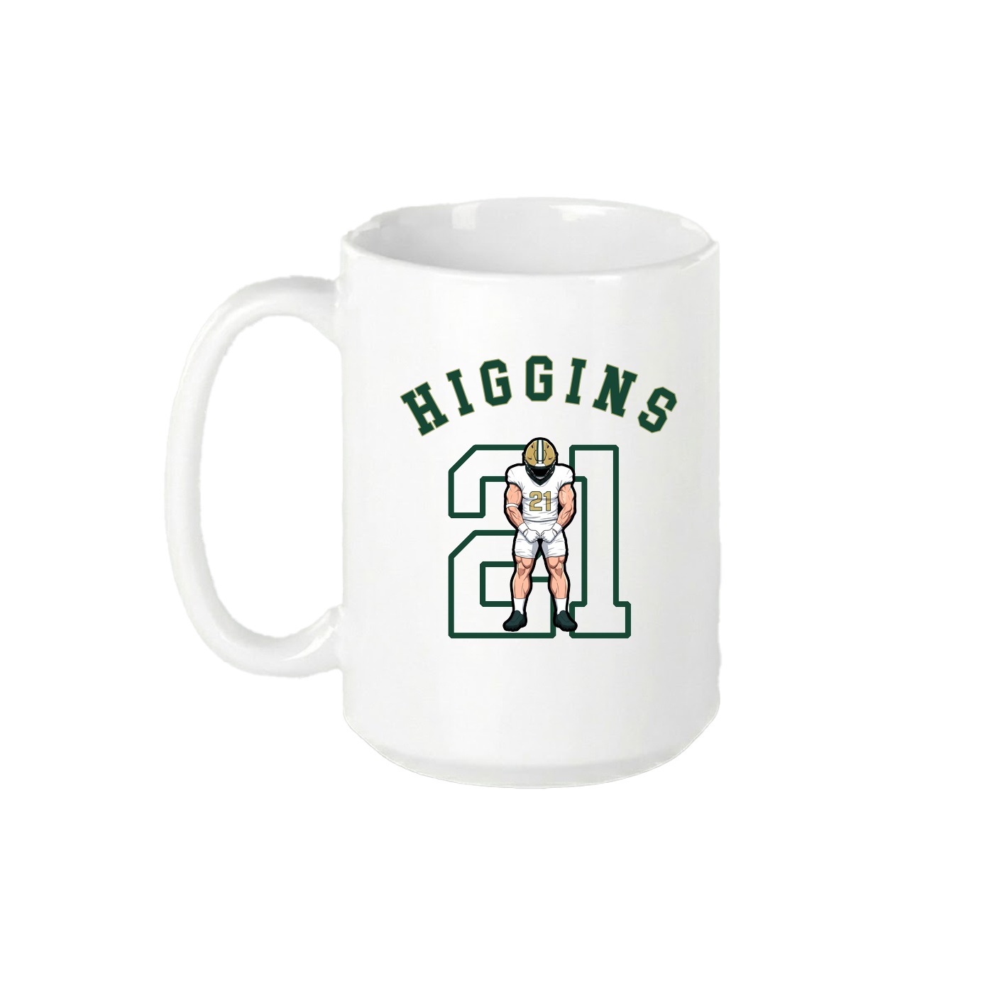 15oz Coffee Mug — Shirsey Arch in White