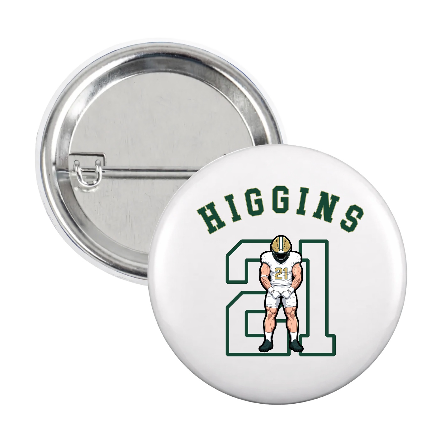 Game Day Button — Shirsey Arch in White