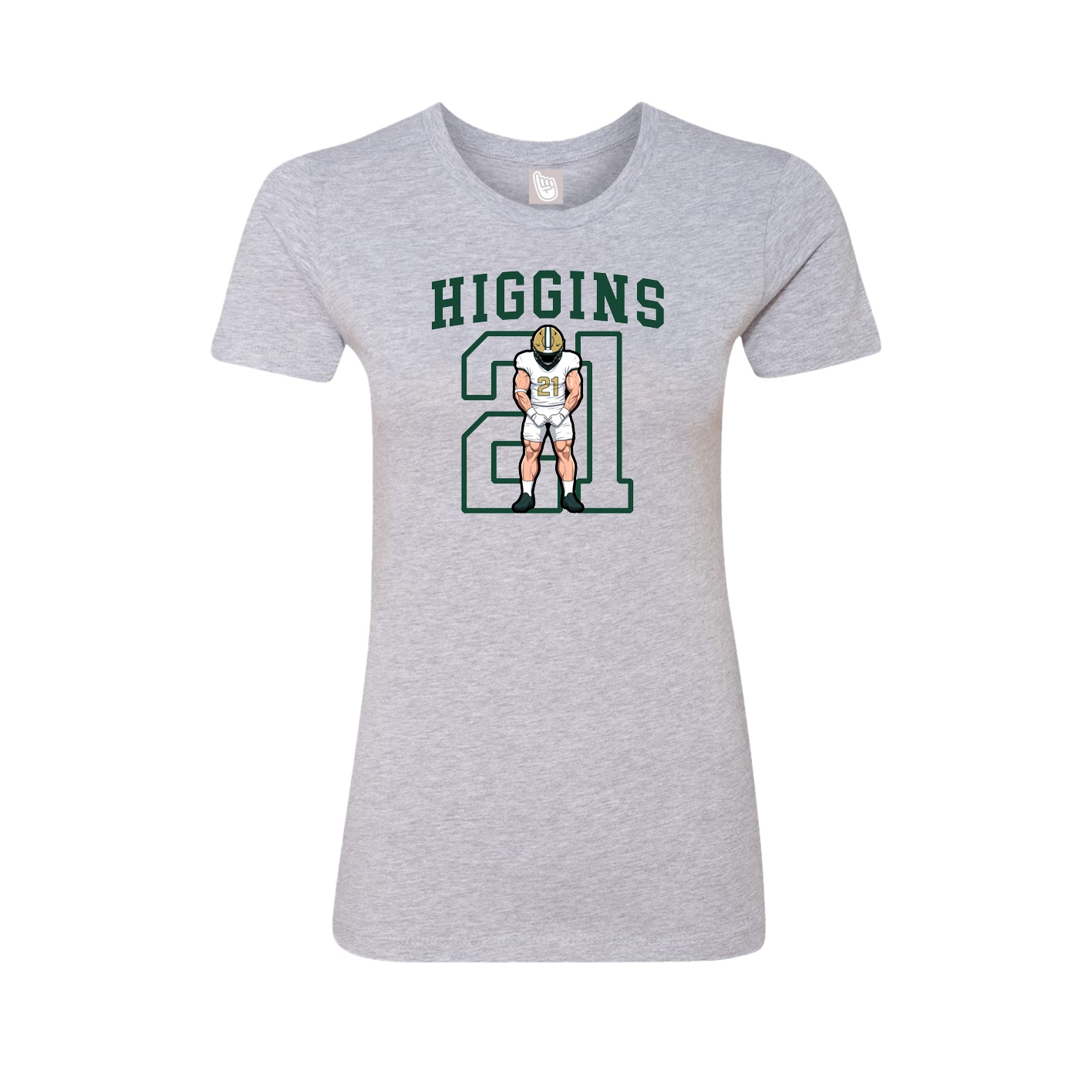 Fitted Women's Tee — Shirsey in Grey