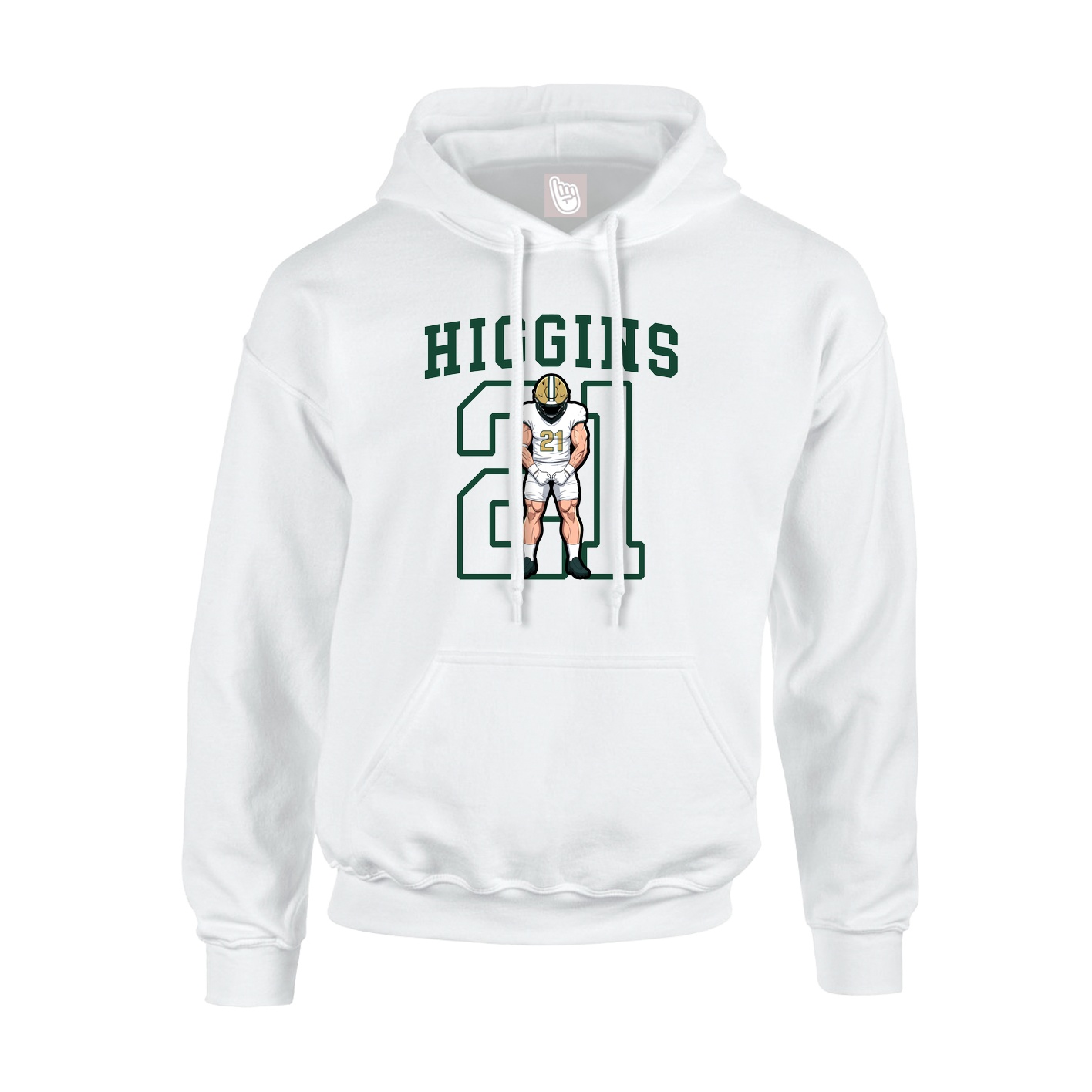 Hoodie — Shirsey in White