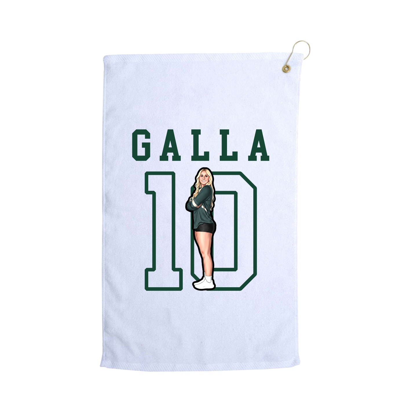 Golf Towel — Shirsey in White